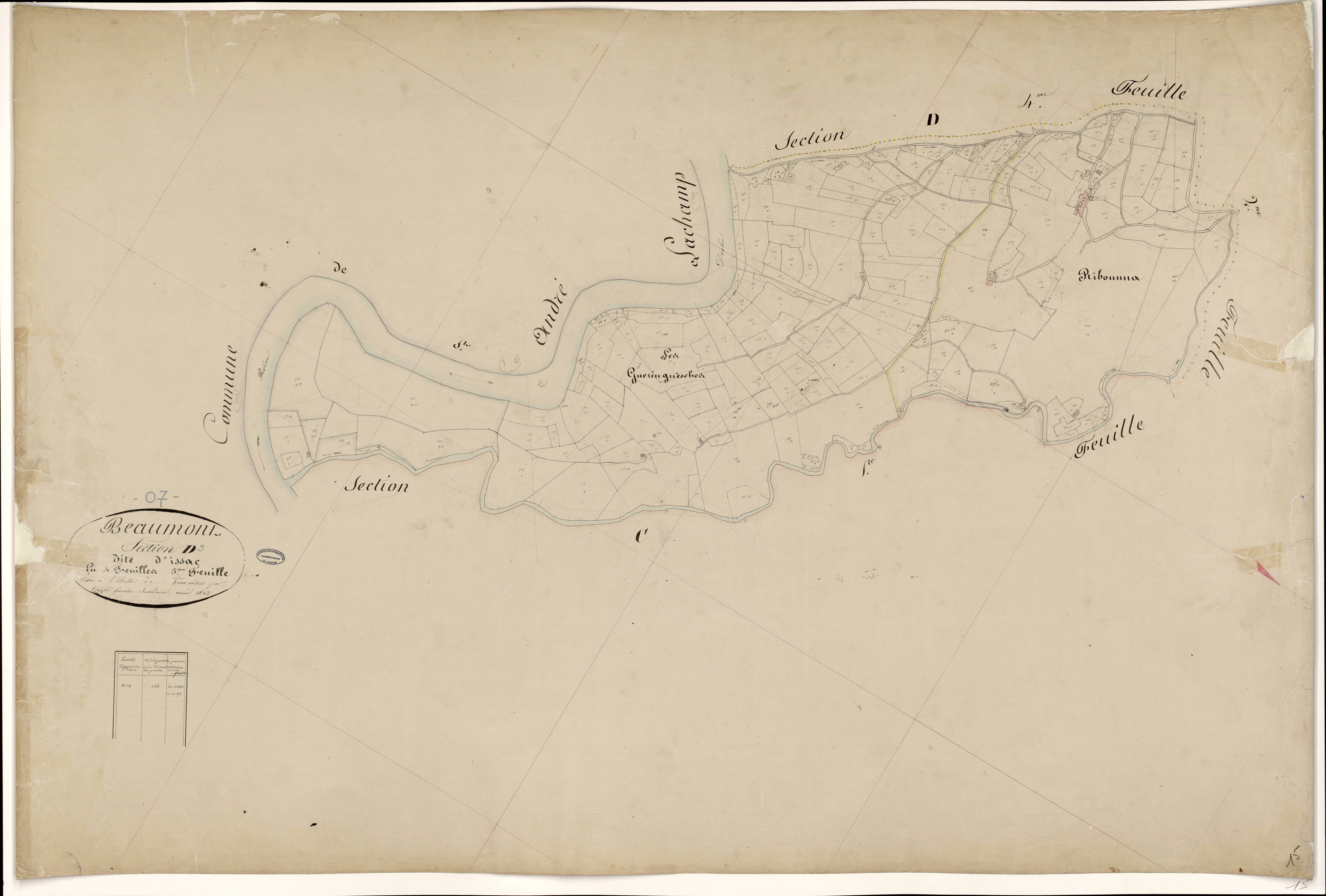 Beaumont - Section D - Feuillet 3