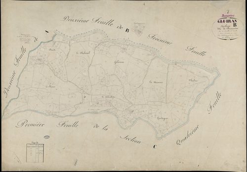 Beauvène - Section B - Feuillet 4