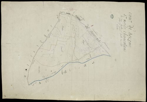 Berzème - Section K - Feuillet 1