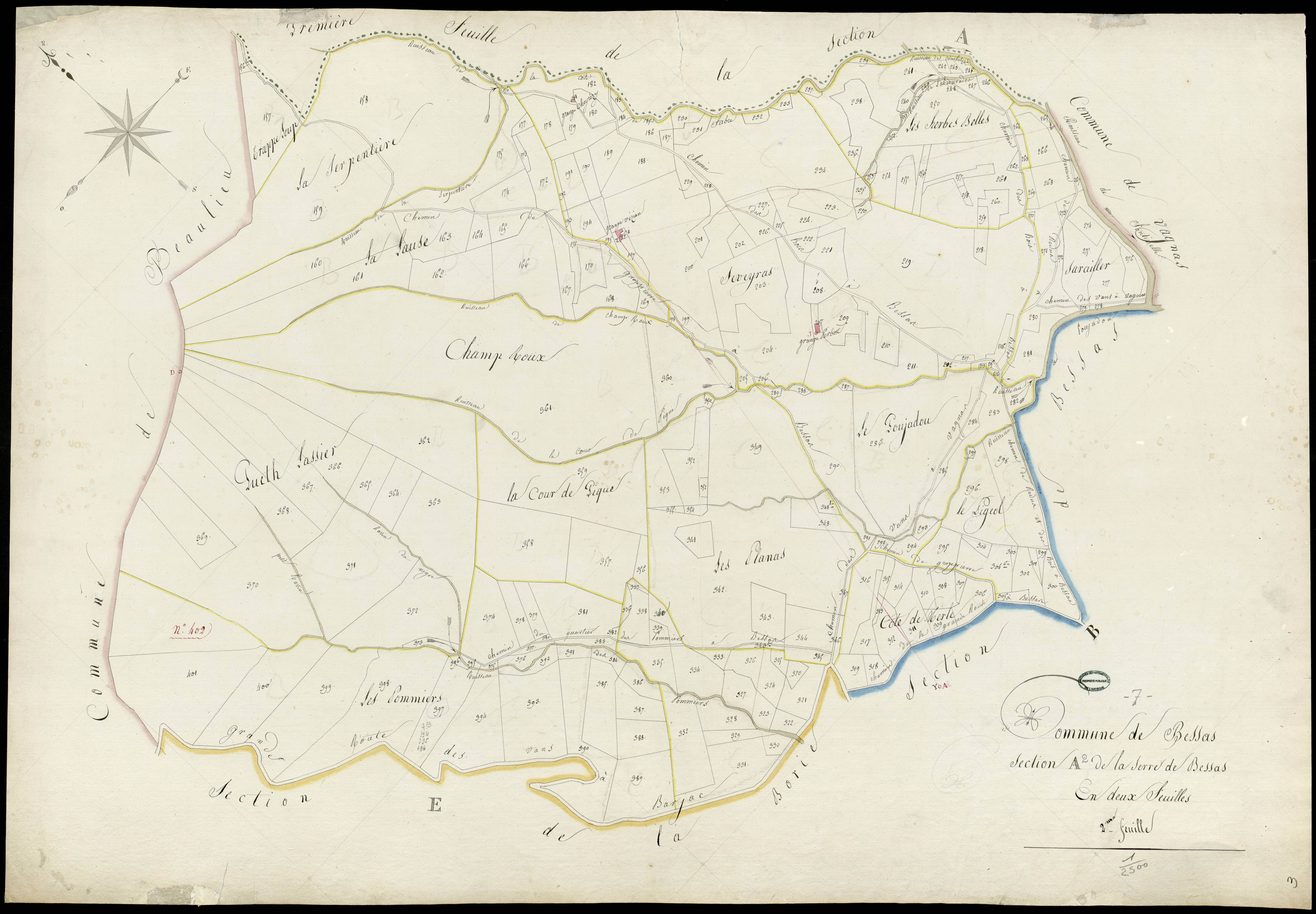 Bessas - Section A - Feuillet 2