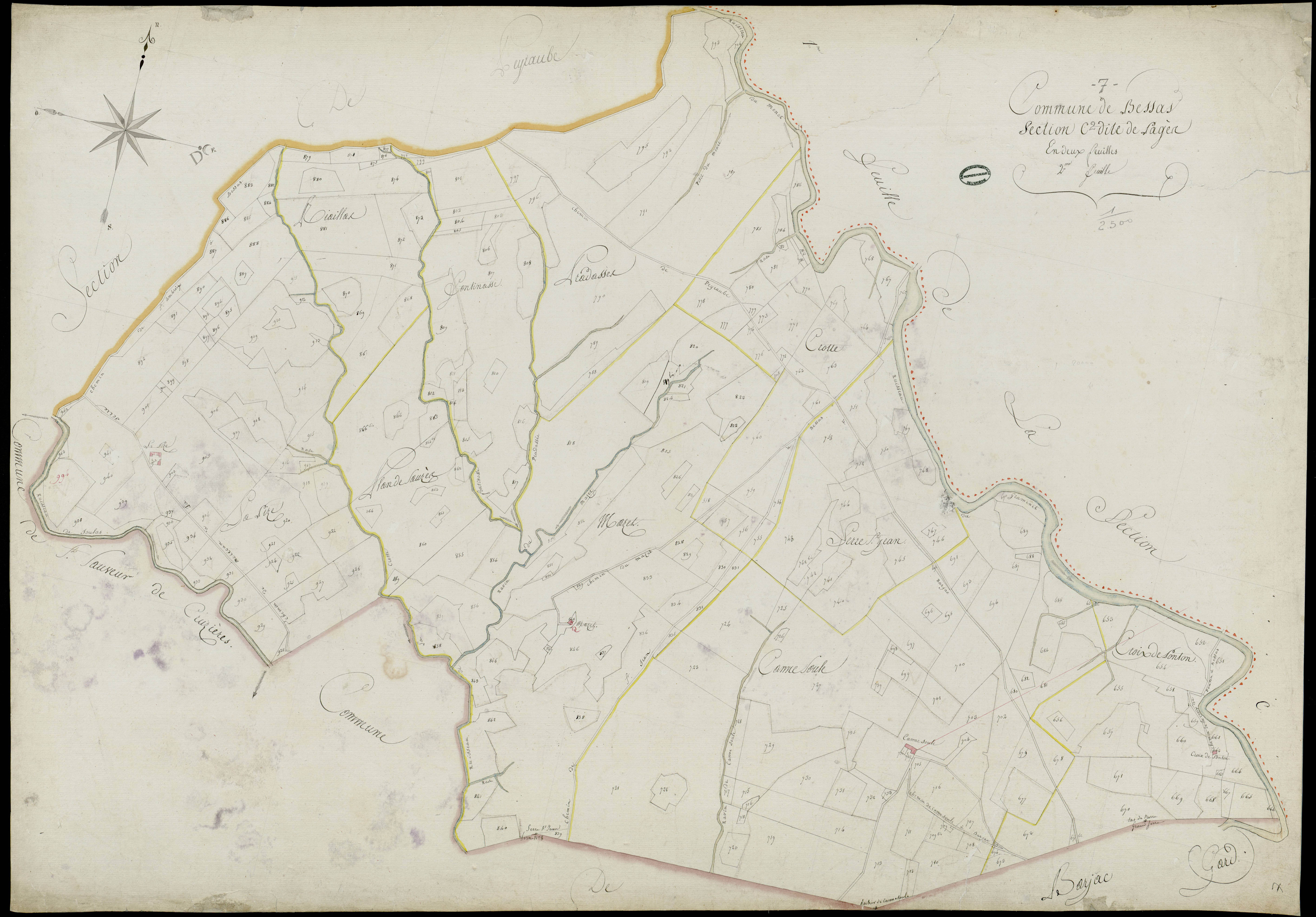 Bessas - Section C - Feuillet 2