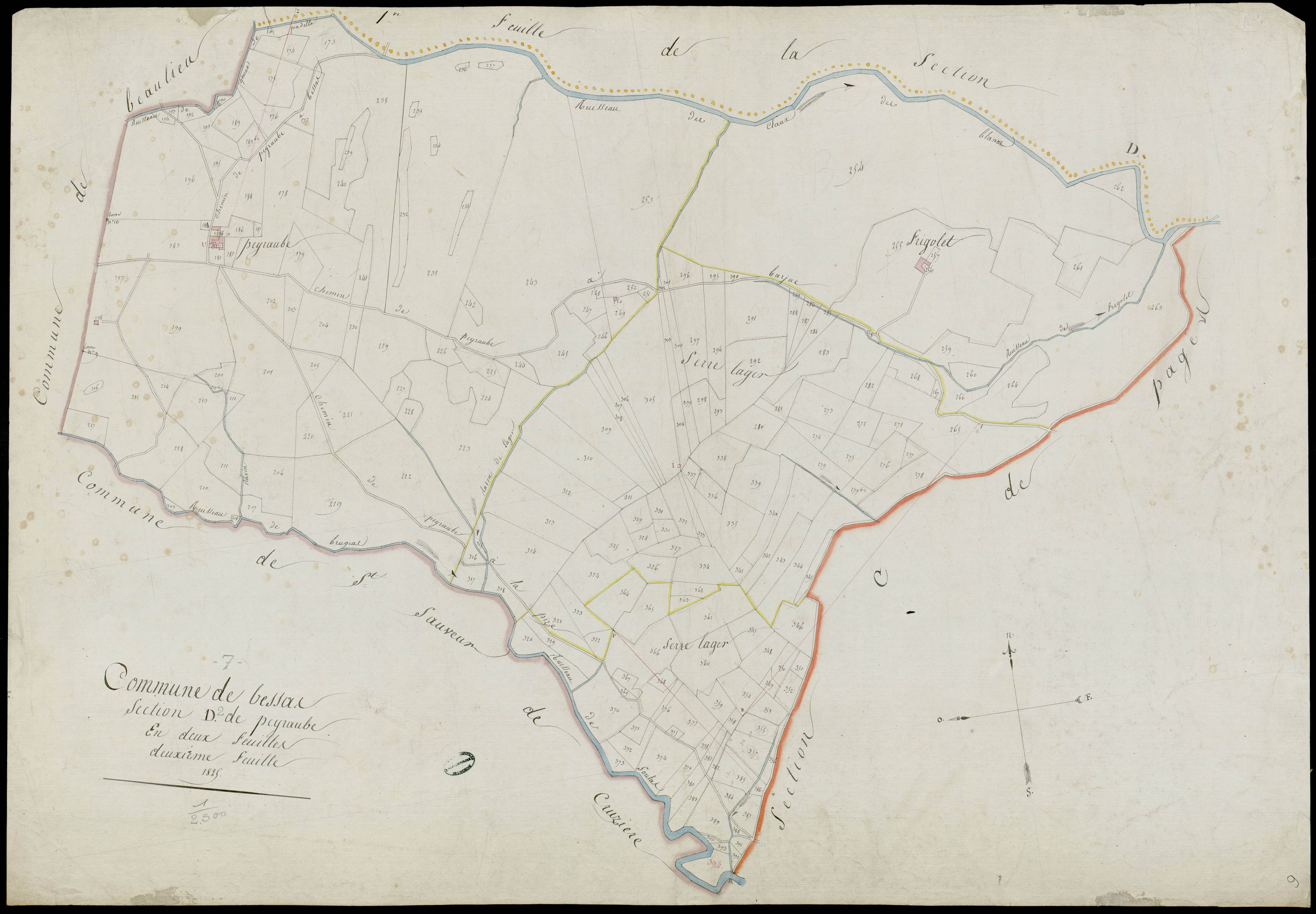 Bessas - Section D - Feuillet 2