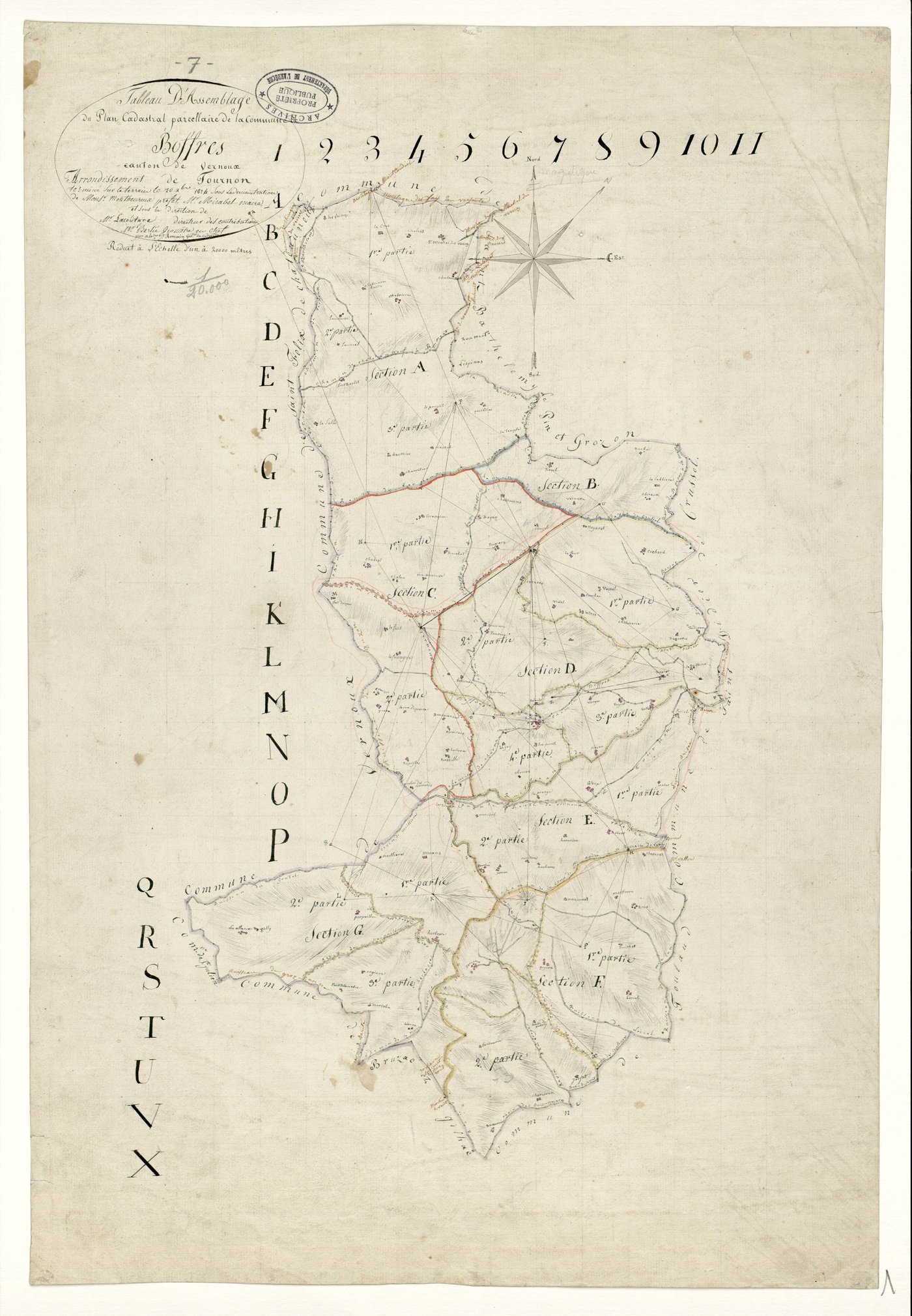 Boffres - Tableau d'assemblage