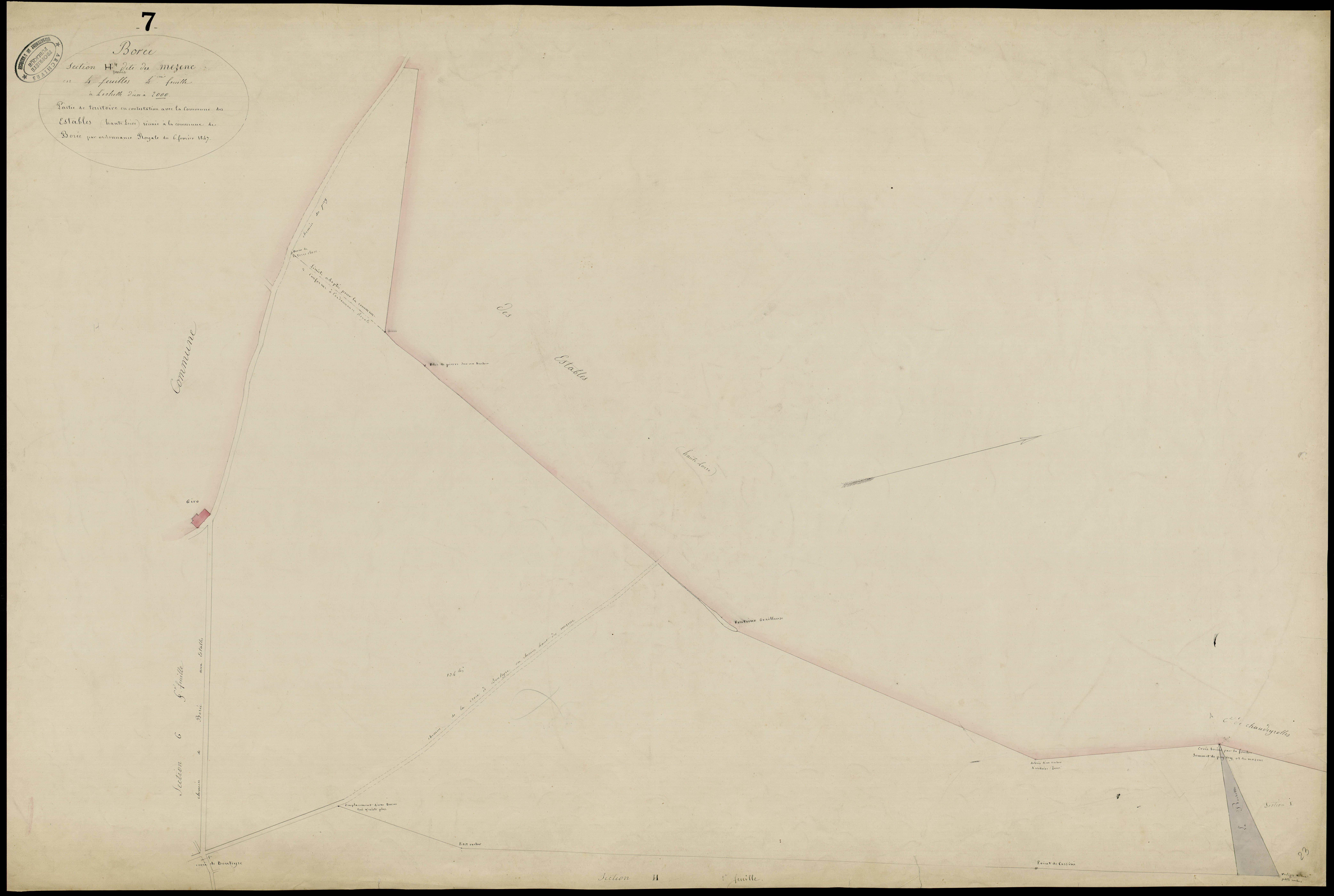 Borée - Section H - Feuillet 4