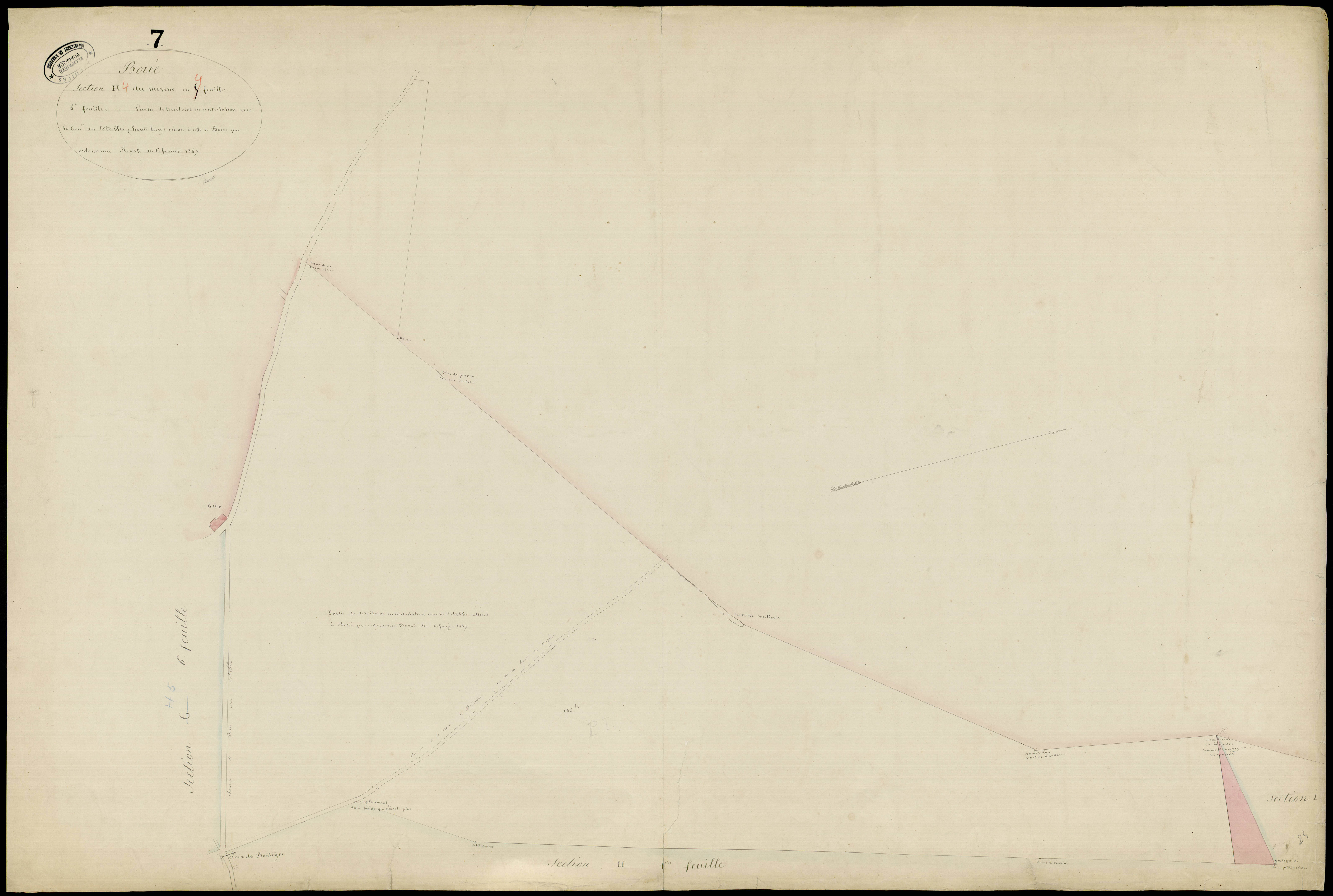 Borée - Section H - Feuillet 4