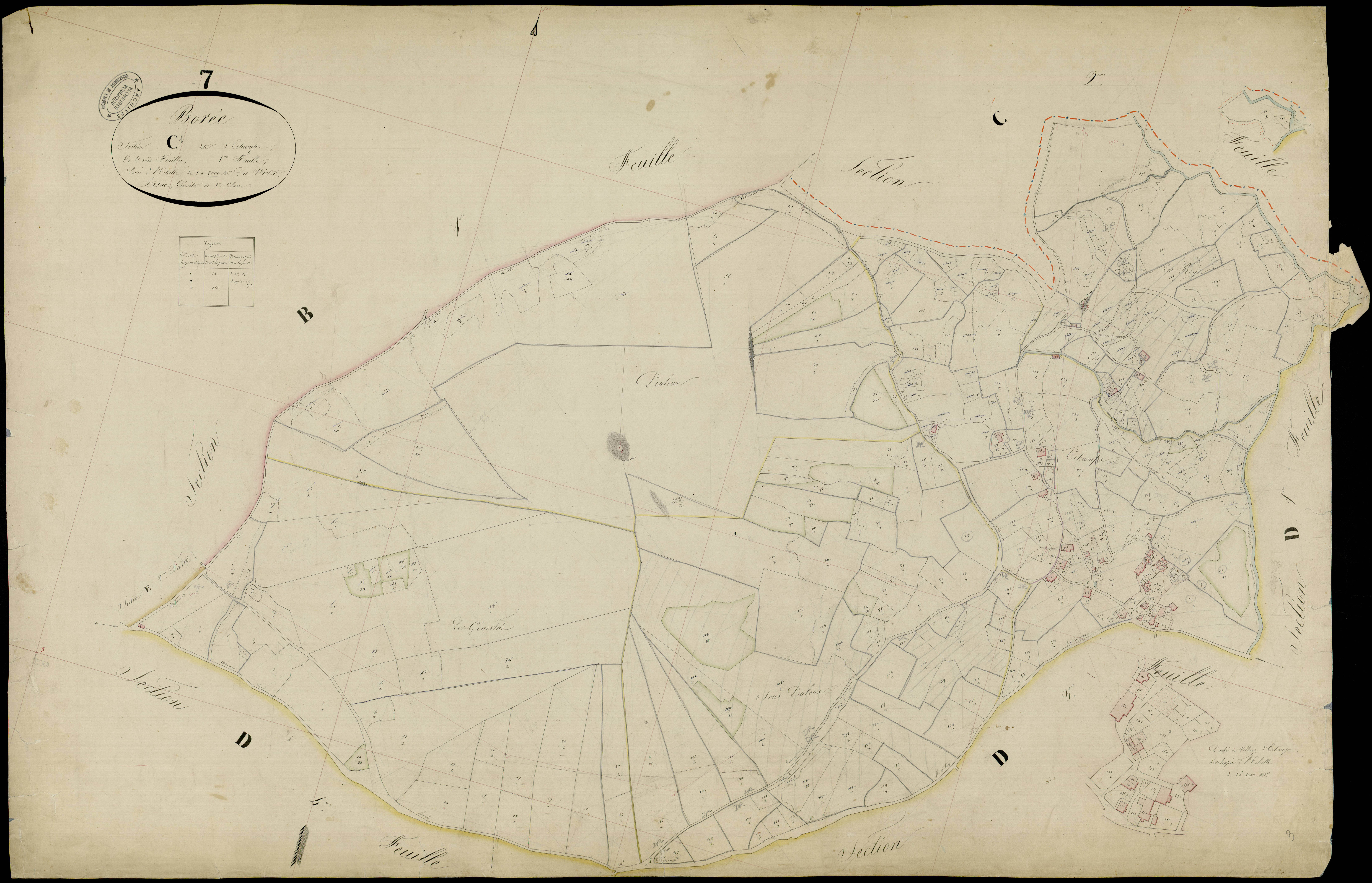 Borée - Section C - Feuillet 1