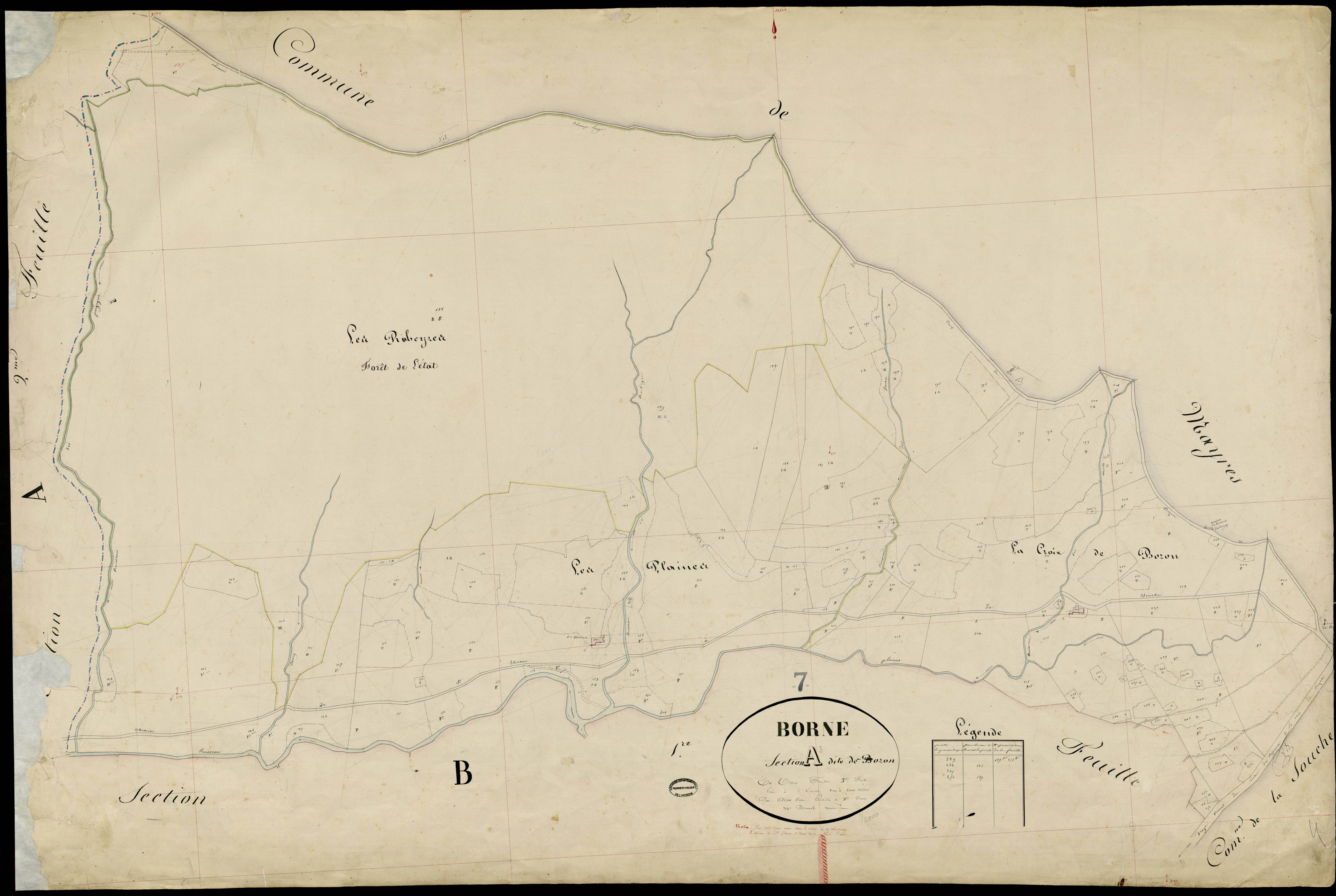 Borne - Section A - Feuillet 3