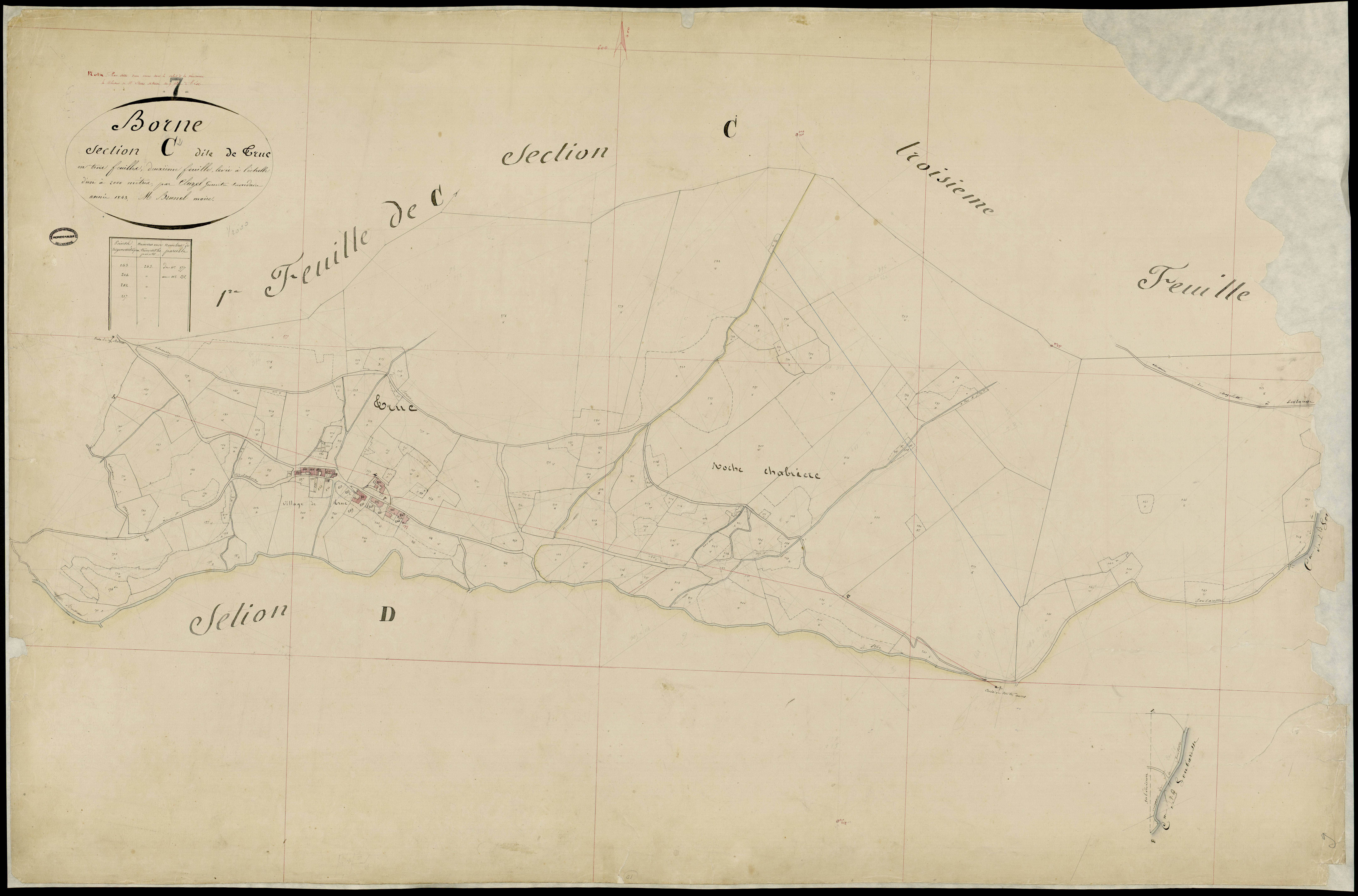 Borne - Section C - Feuillet 2