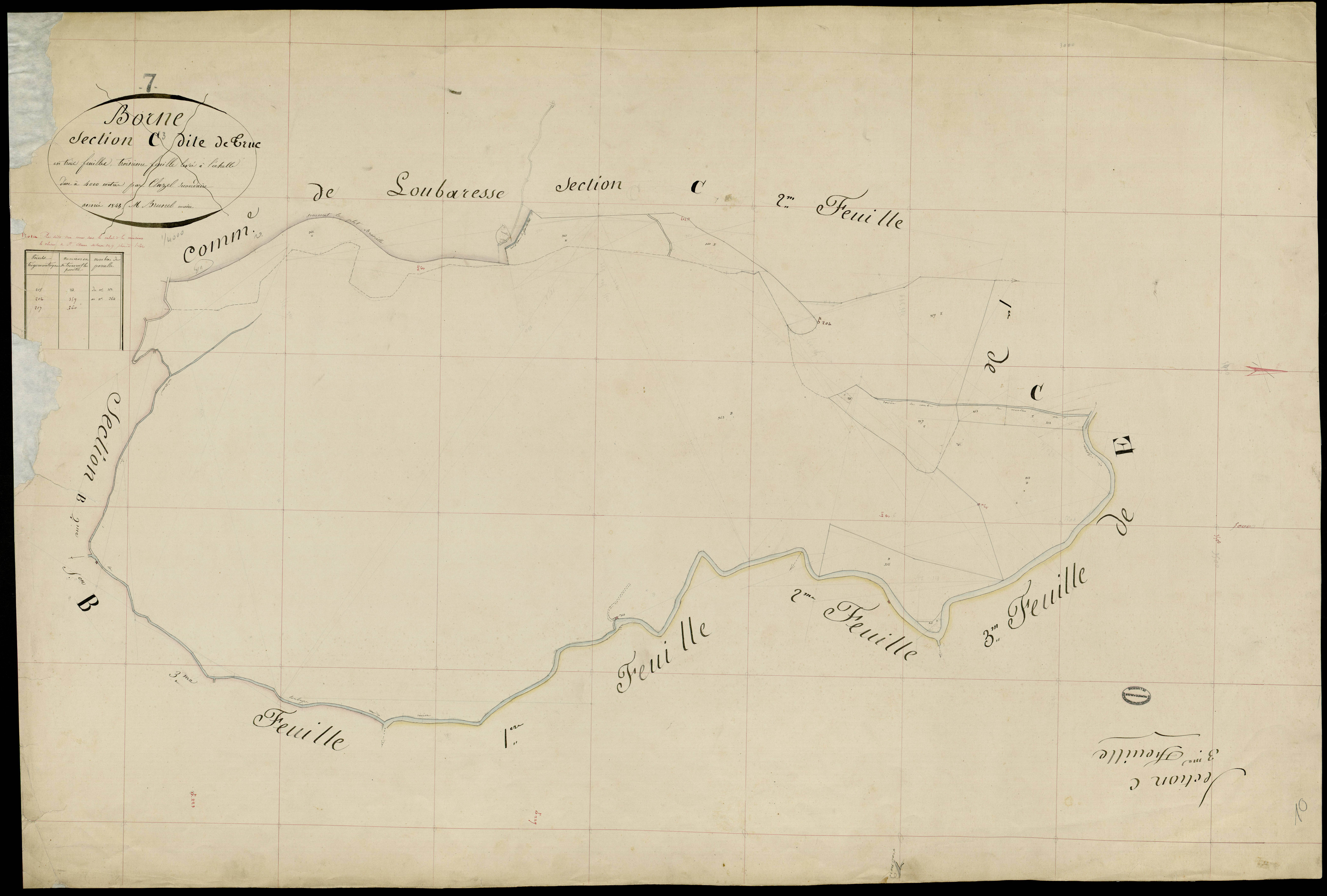 Borne - Section C - Feuillet 3