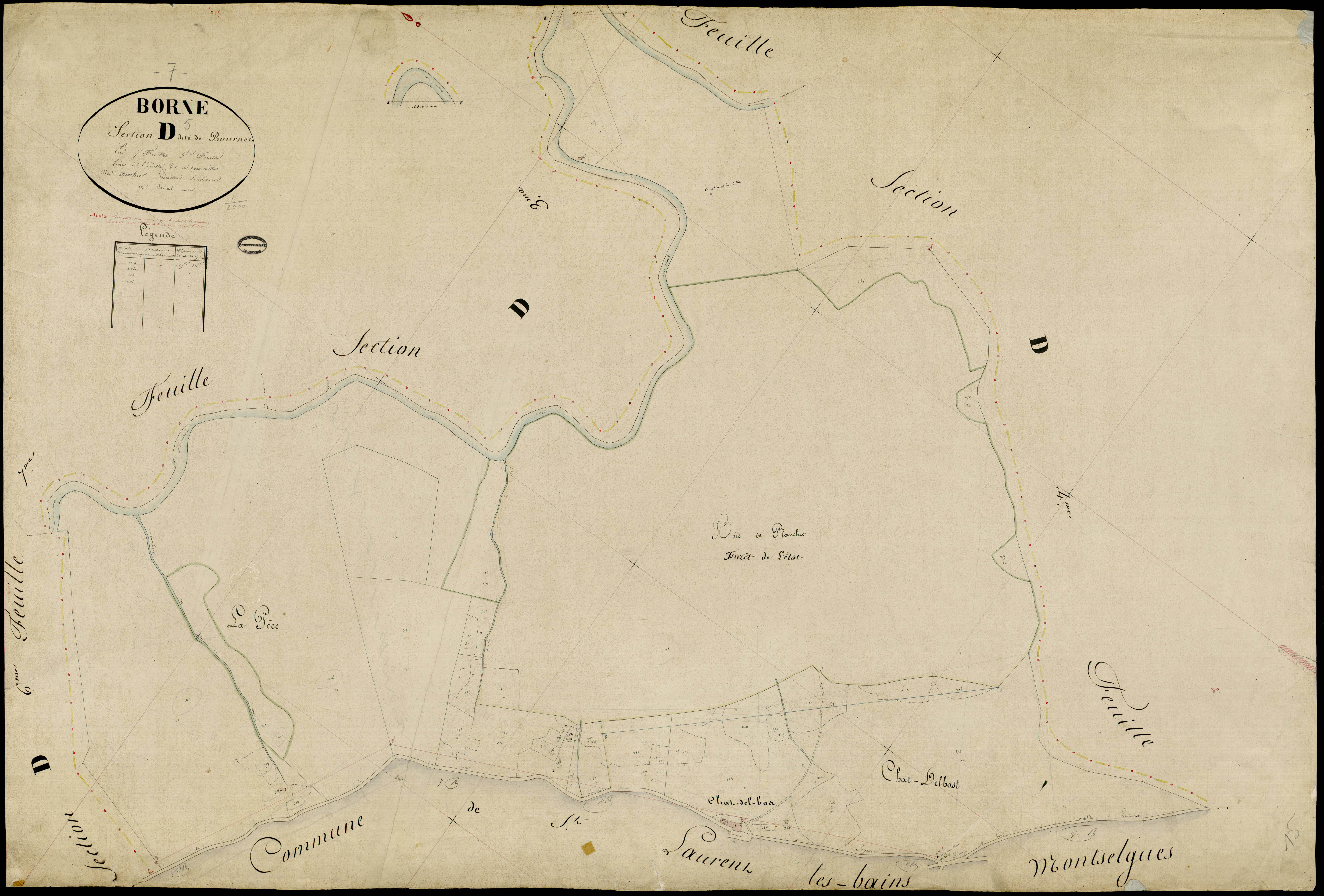 Borne - Section D - Feuillet 5