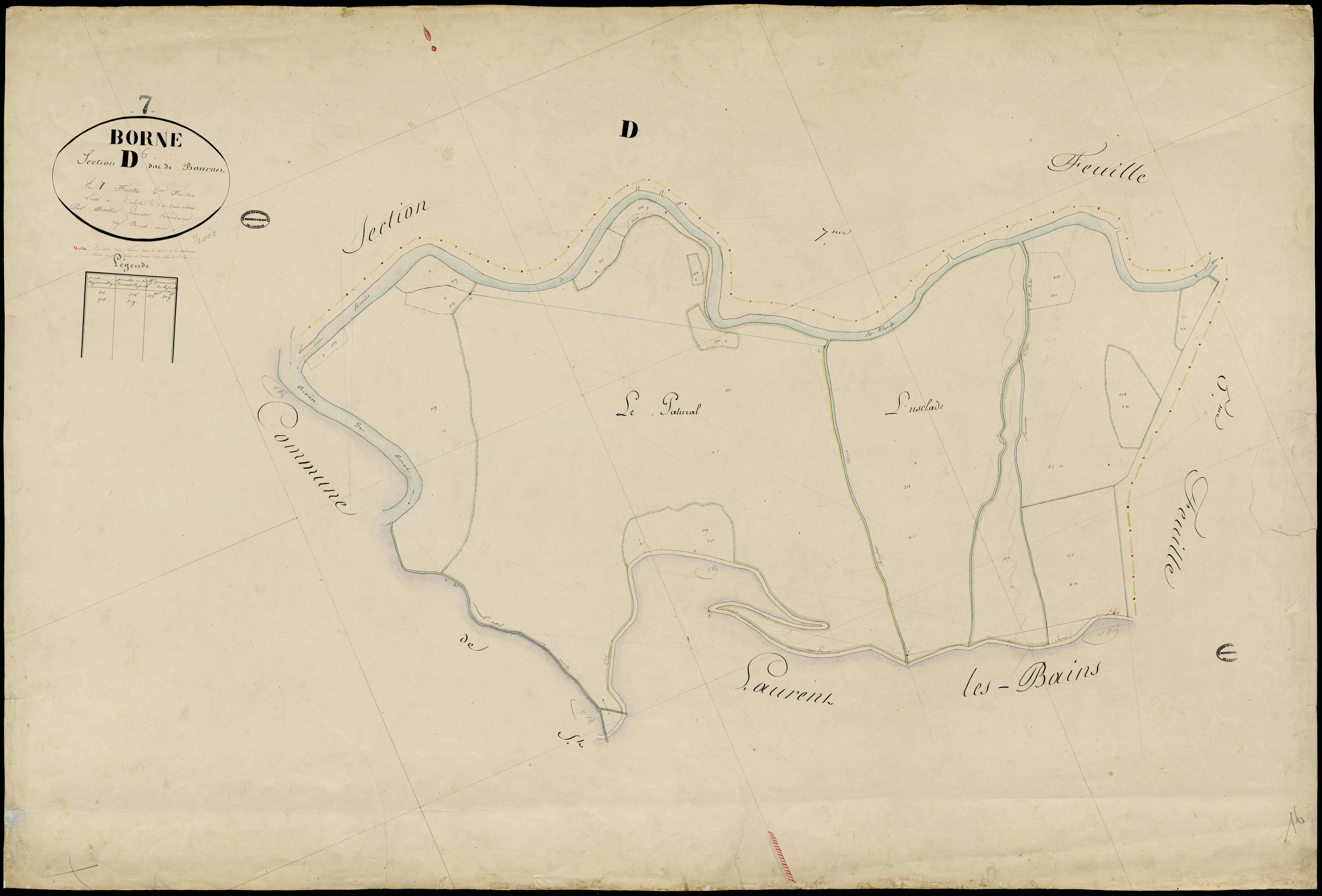 Borne - Section D - Feuillet 6