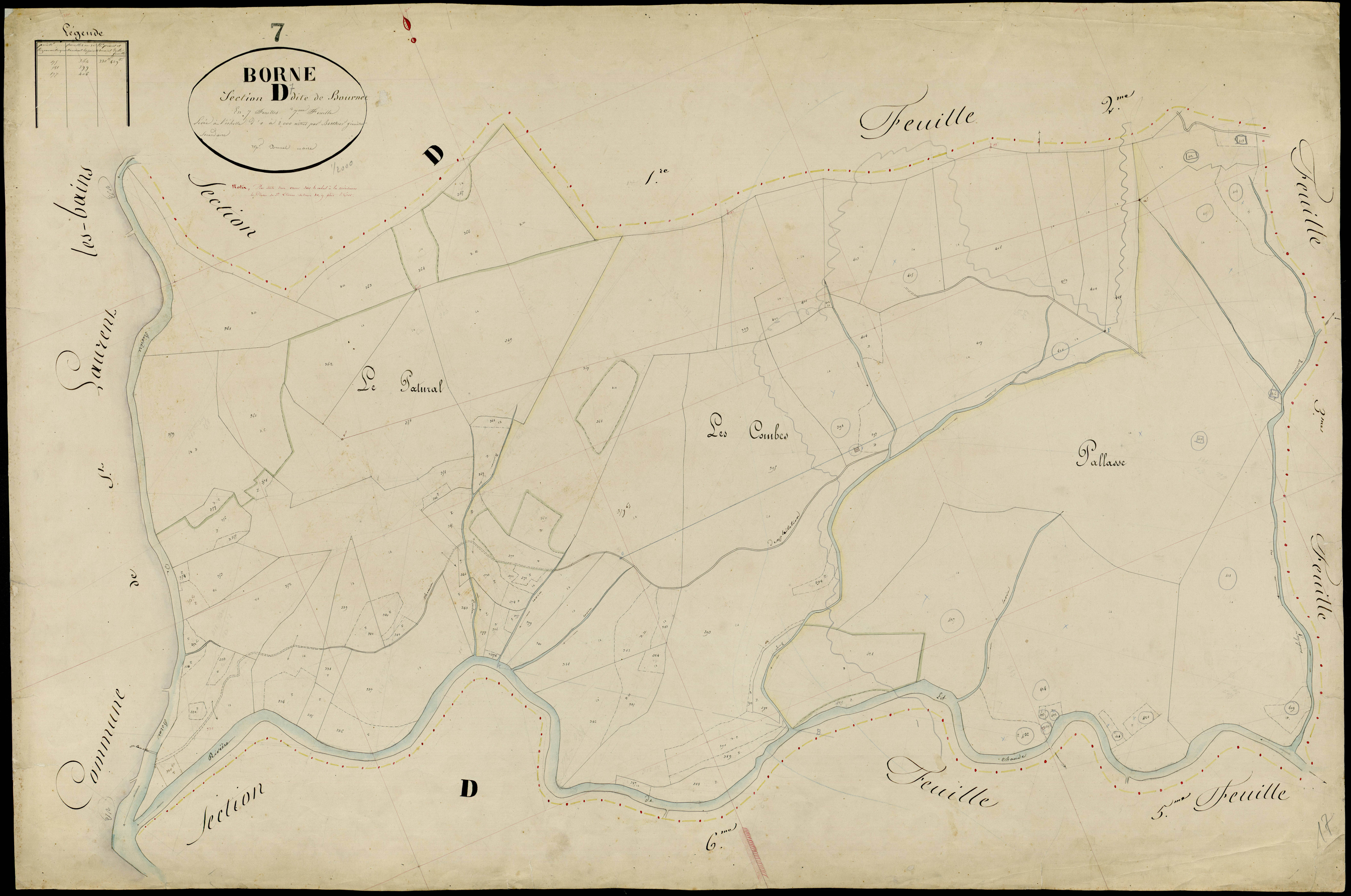 Borne - Section D - Feuillet 7