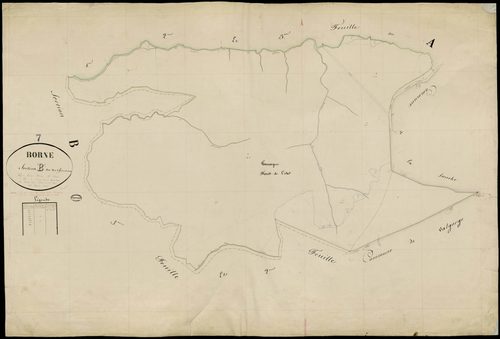 Borne - Section B - Feuillet 1