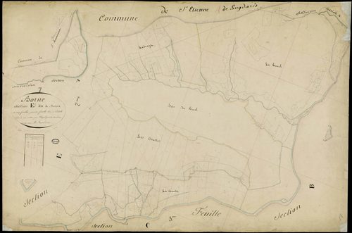 Borne - Section E - Feuillet 1