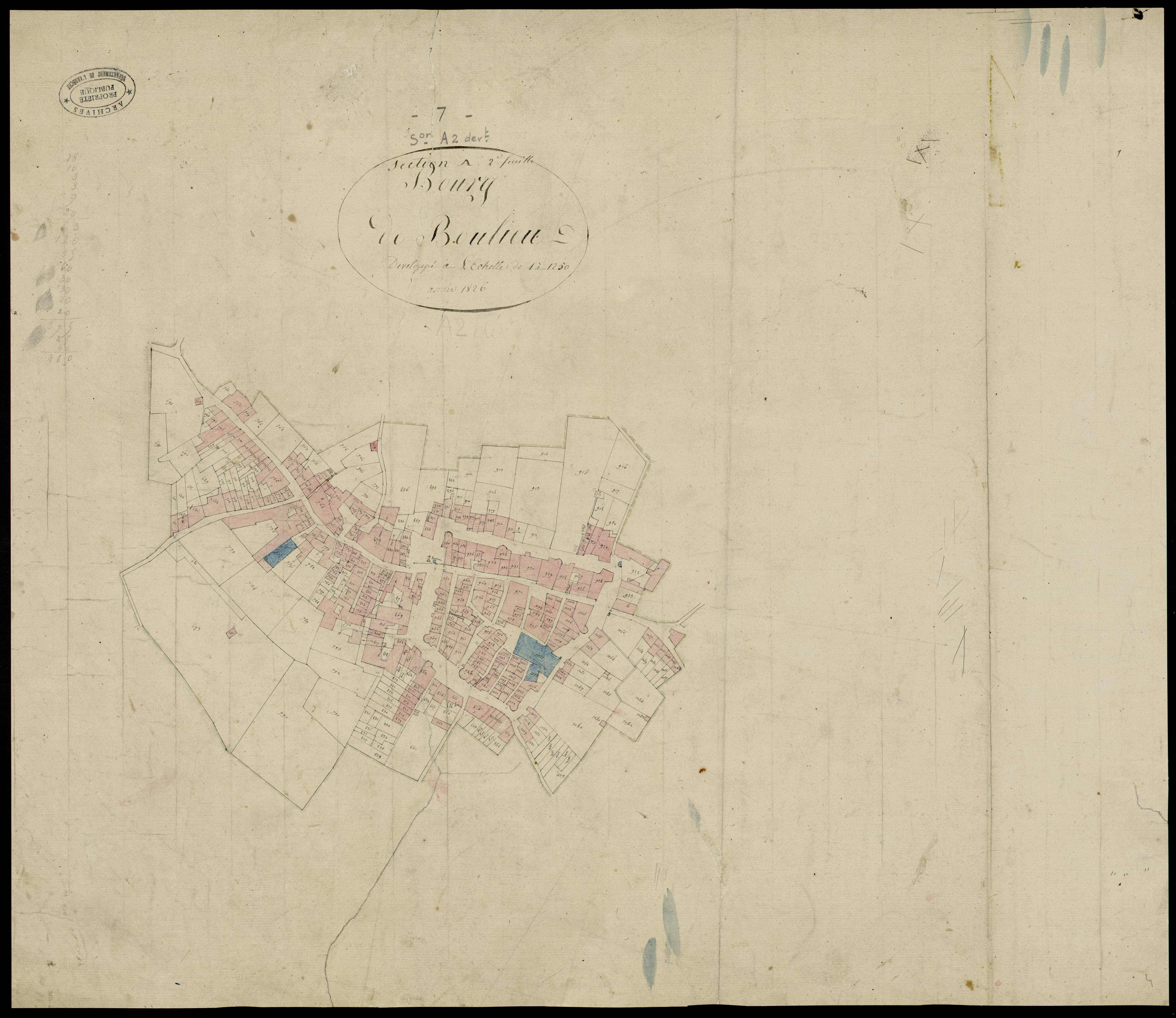 Boulieu-lès-Annonay - Section A - Feuillet 2