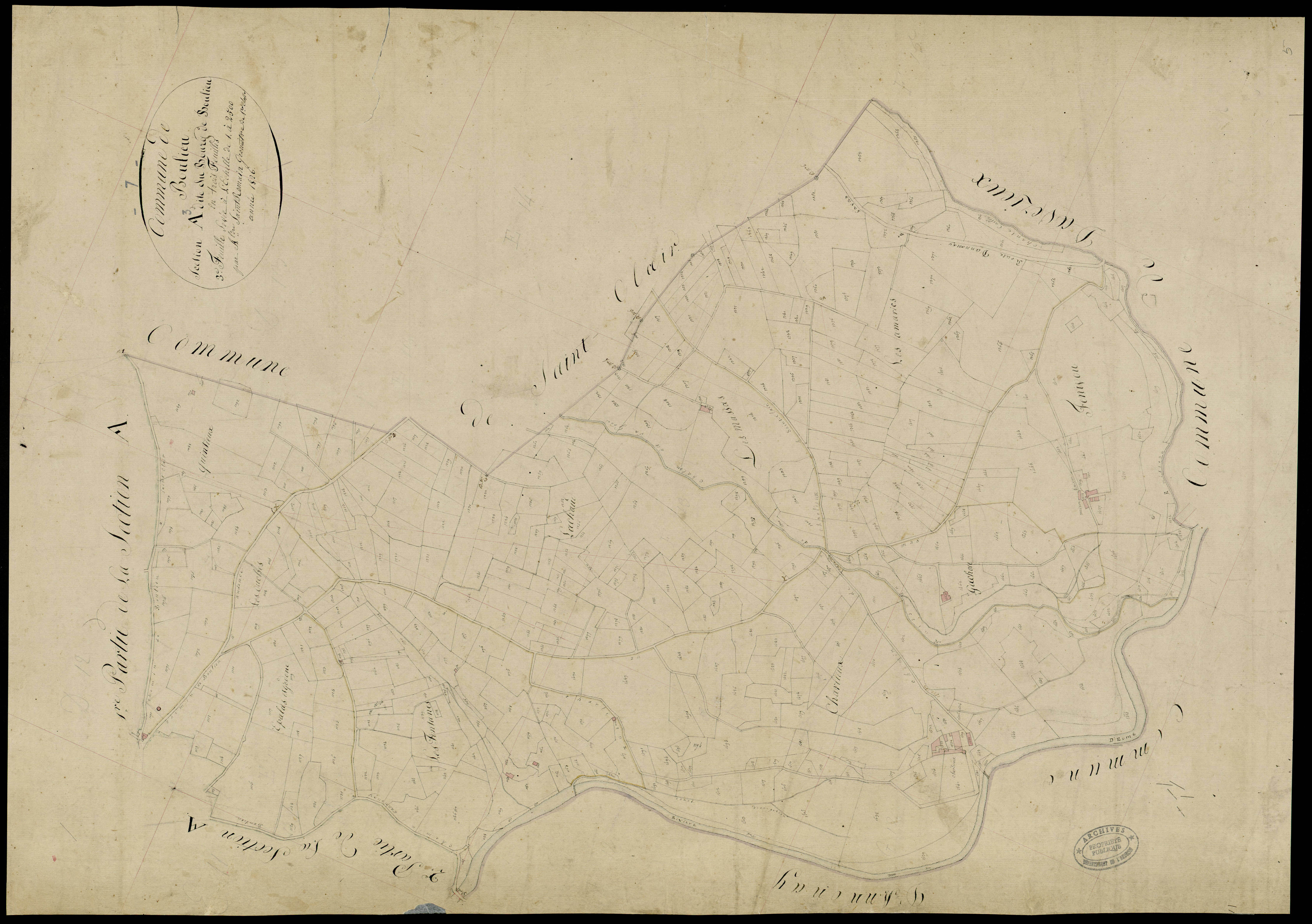 Boulieu-lès-Annonay - Section A - Feuillet 3