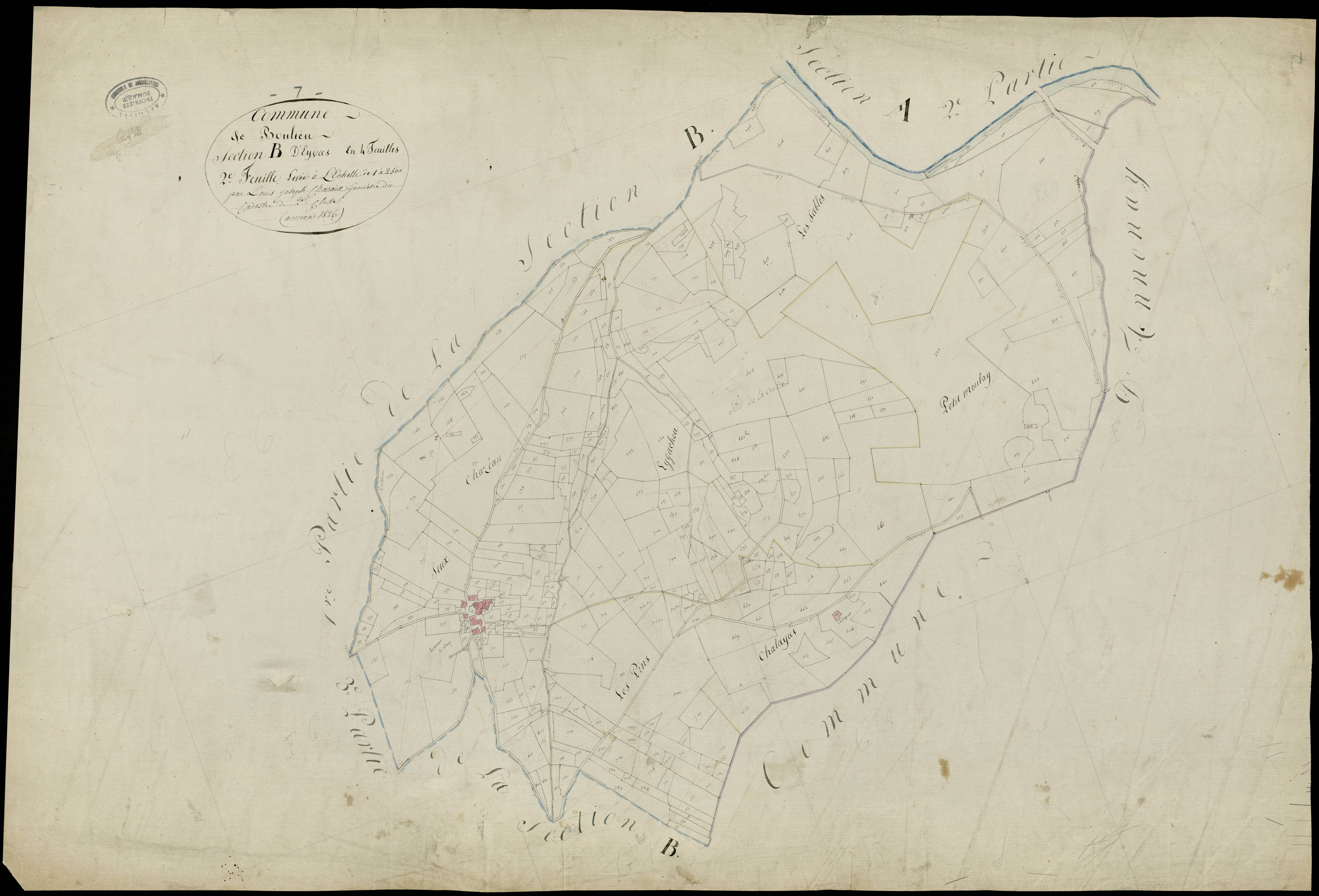 Boulieu-lès-Annonay - Section B - Feuillet 2