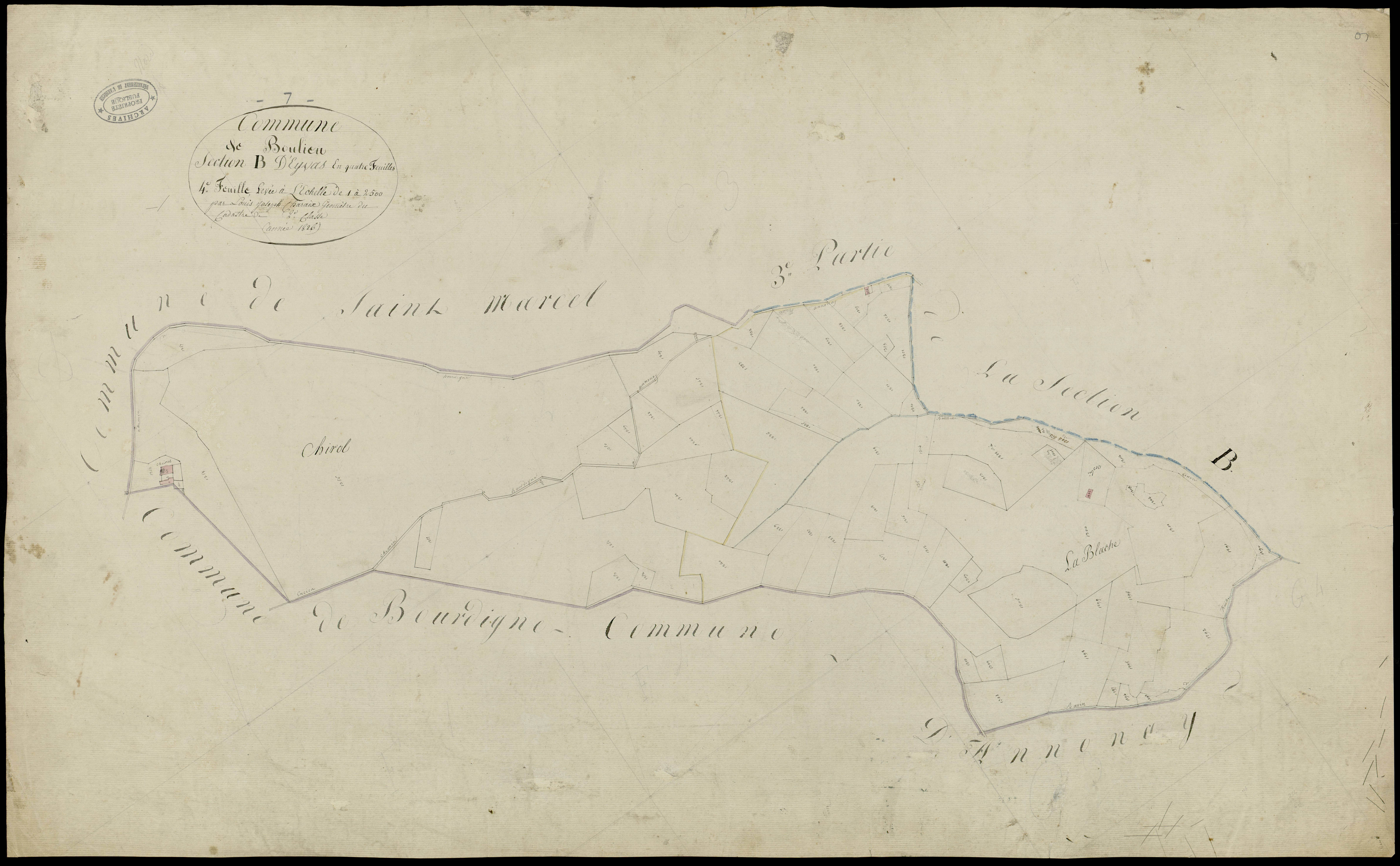 Boulieu-lès-Annonay - Section B - Feuillet 4