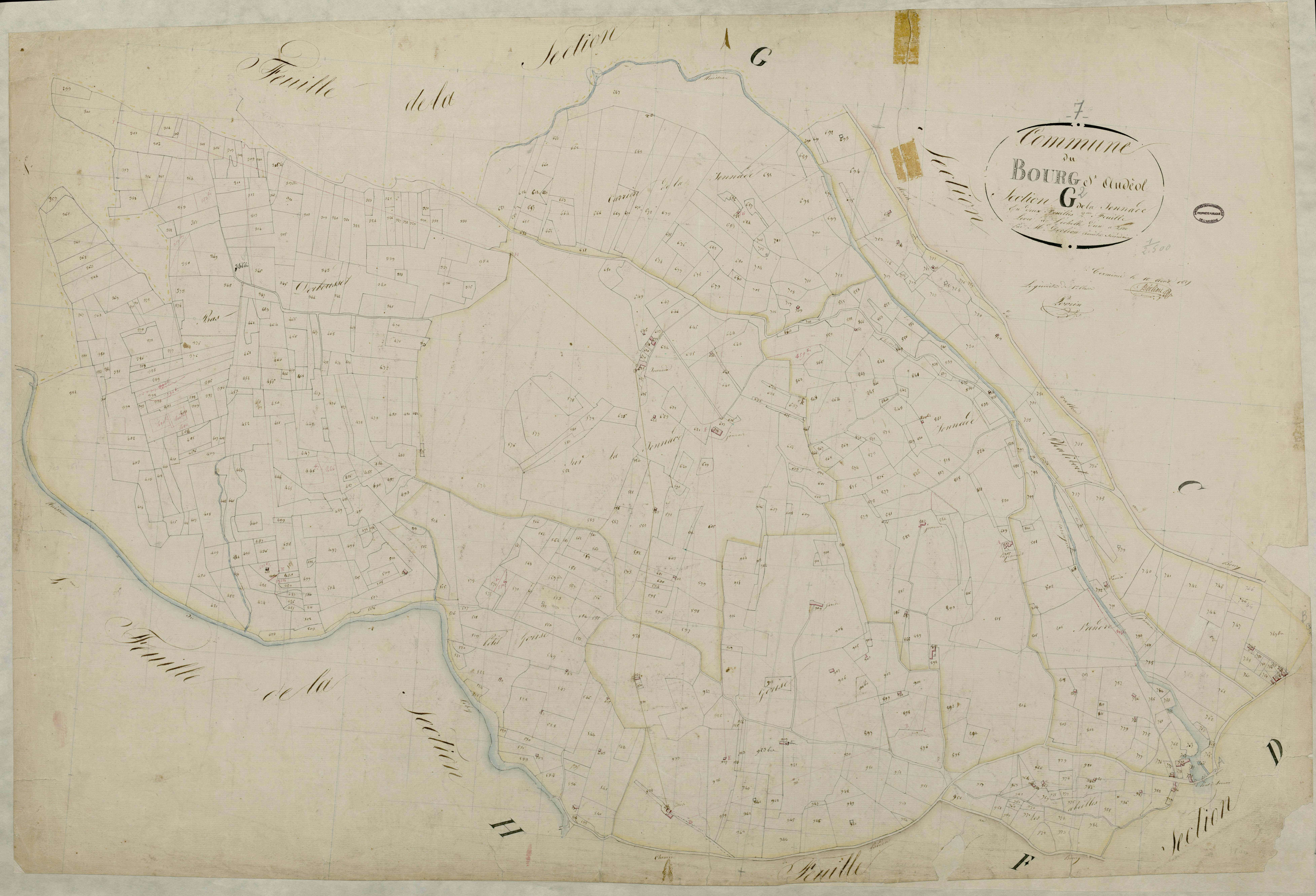 Bourg-Saint-Andéol - Section G - Feuillet 2