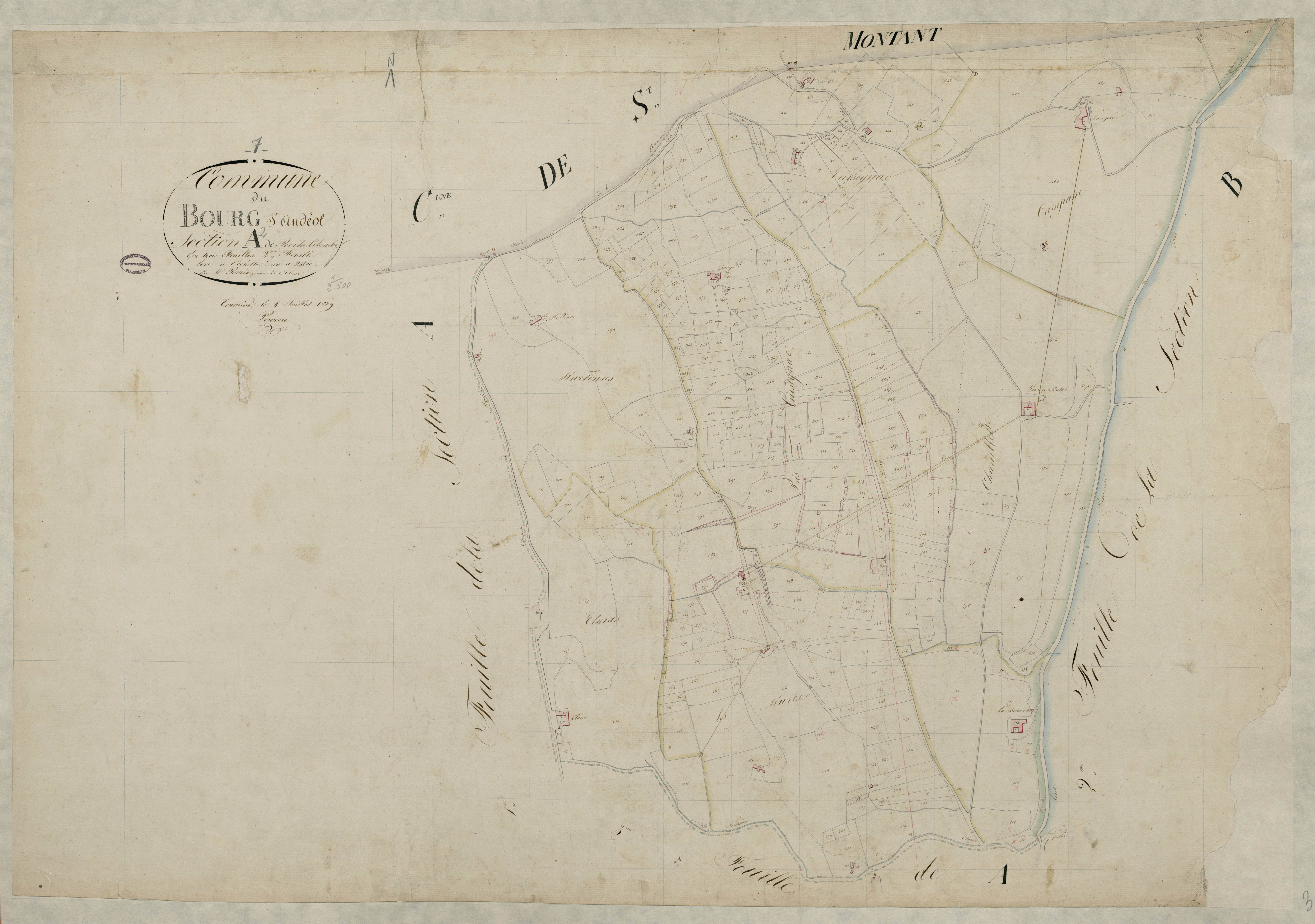 Bourg-Saint-Andéol - Section A - Feuillet 2