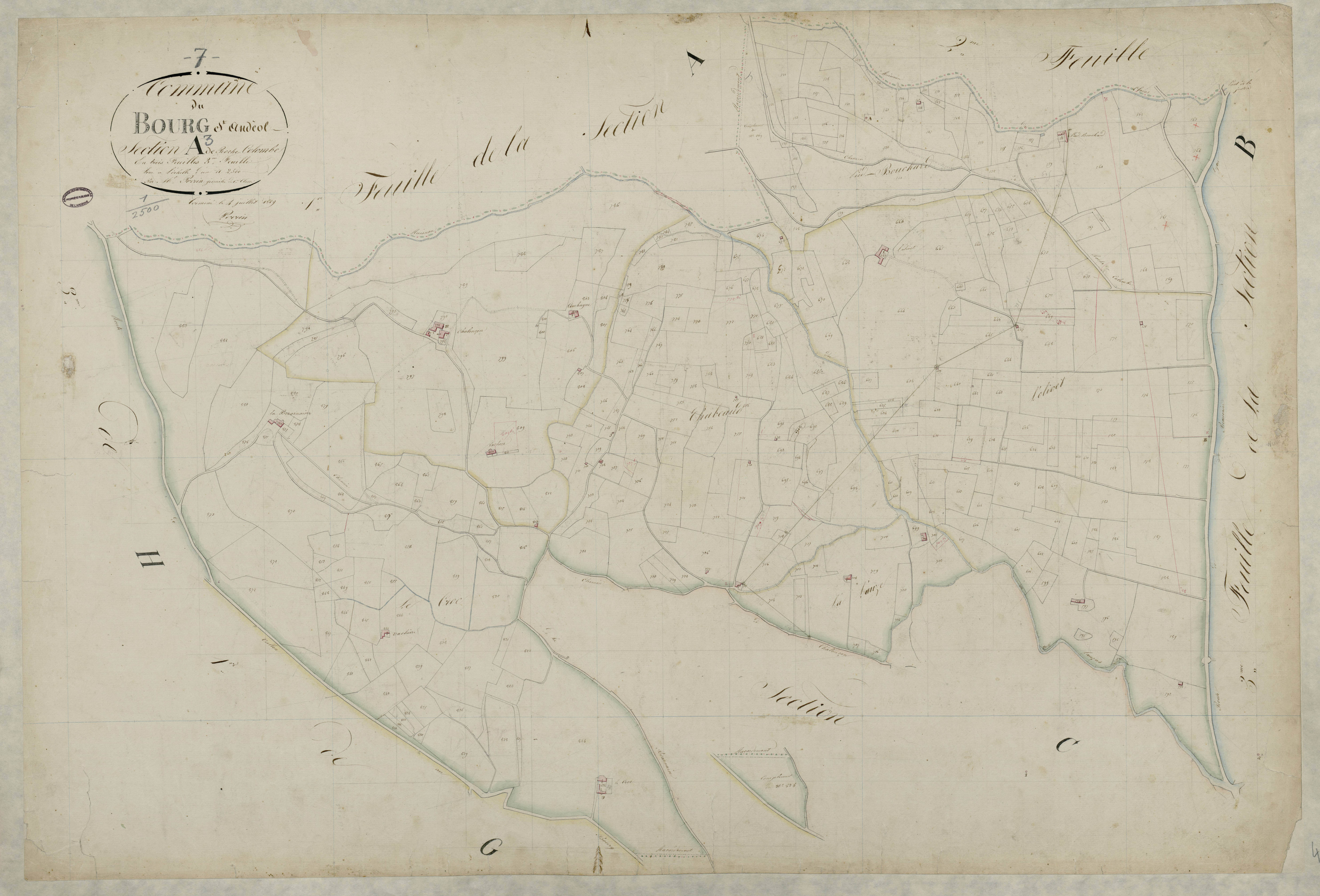 Bourg-Saint-Andéol - Section A - Feuillet 3