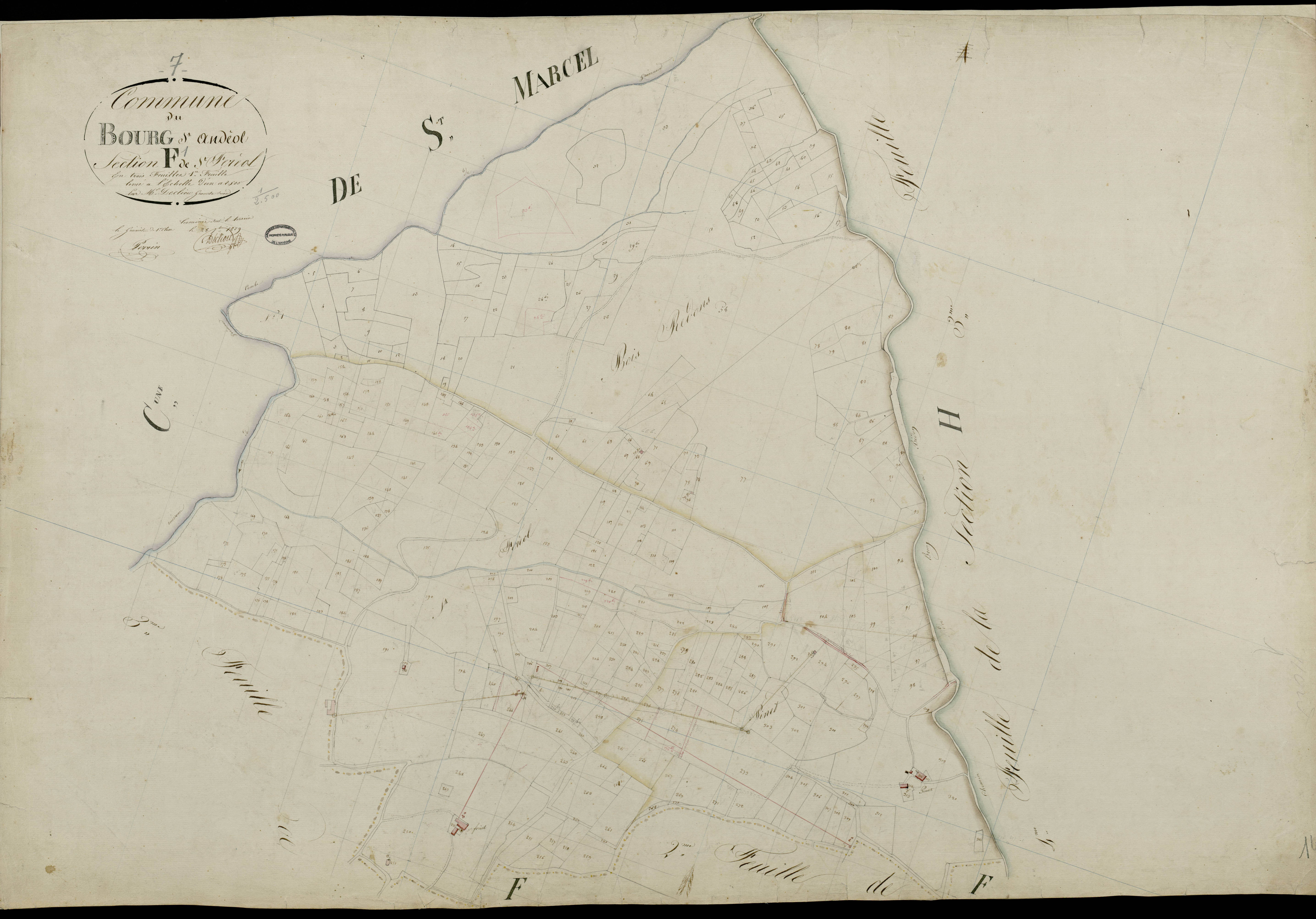 Bourg-Saint-Andéol - Section F - Feuillet 1