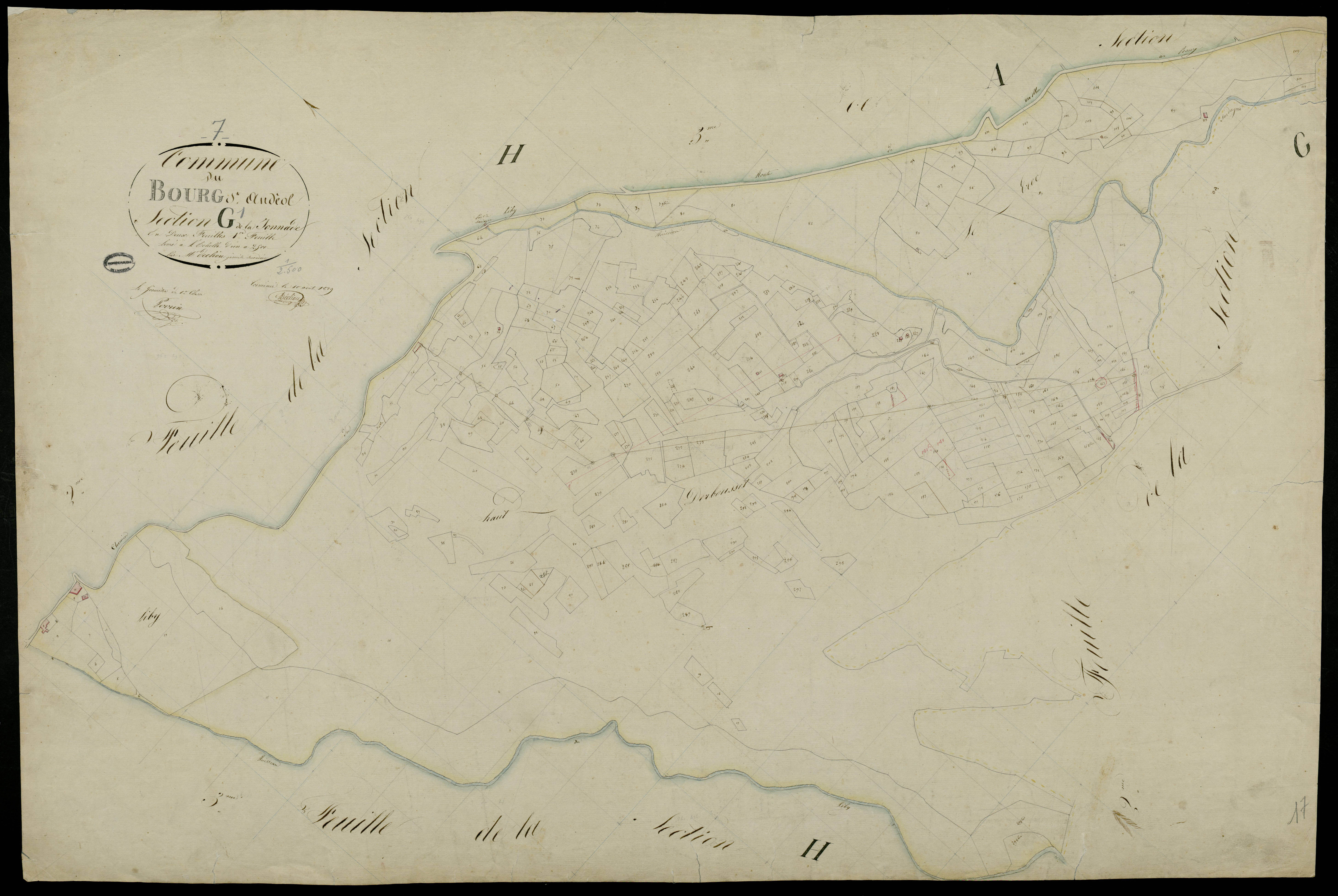 Bourg-Saint-Andéol - Section G - Feuillet 1