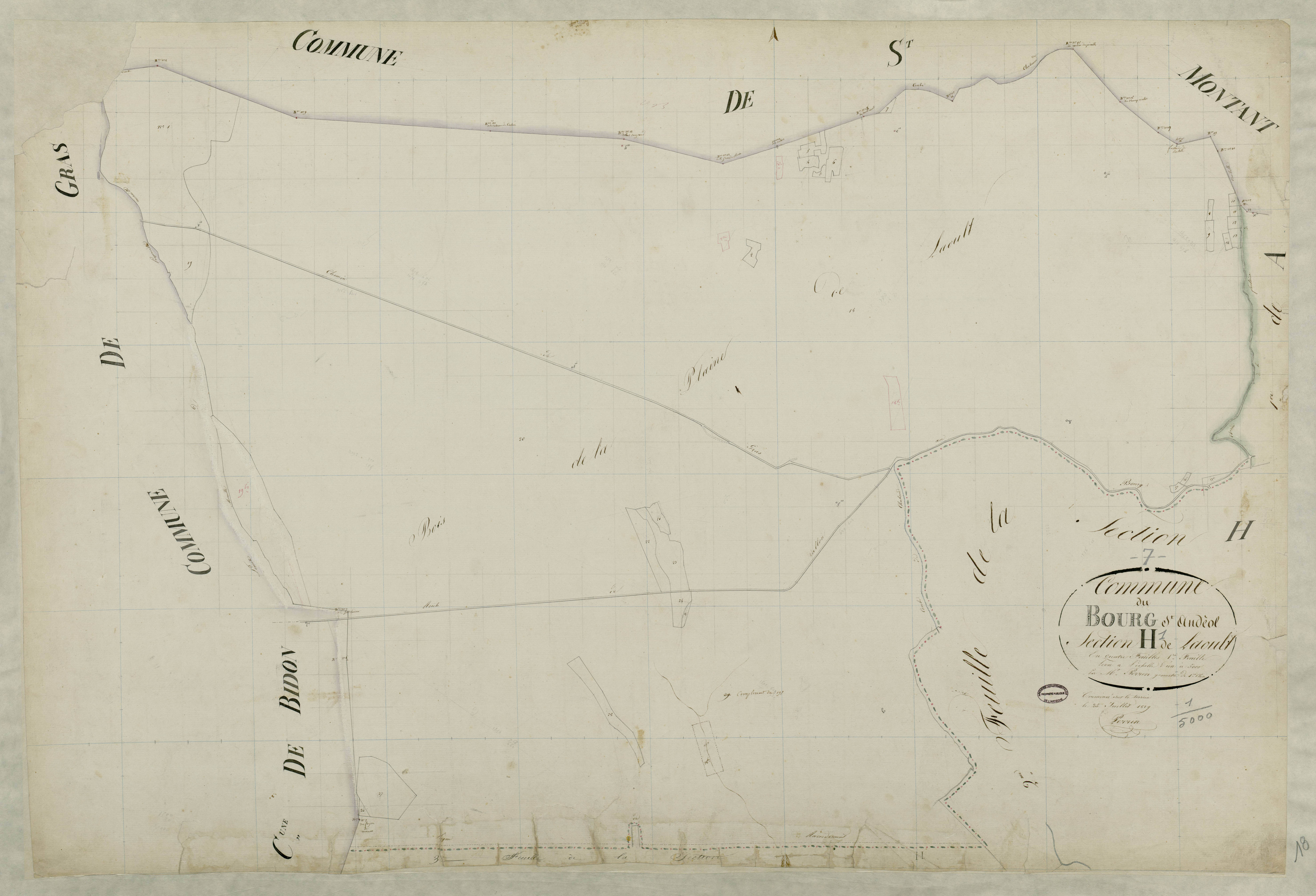 Bourg-Saint-Andéol - Section H - Feuillet 1