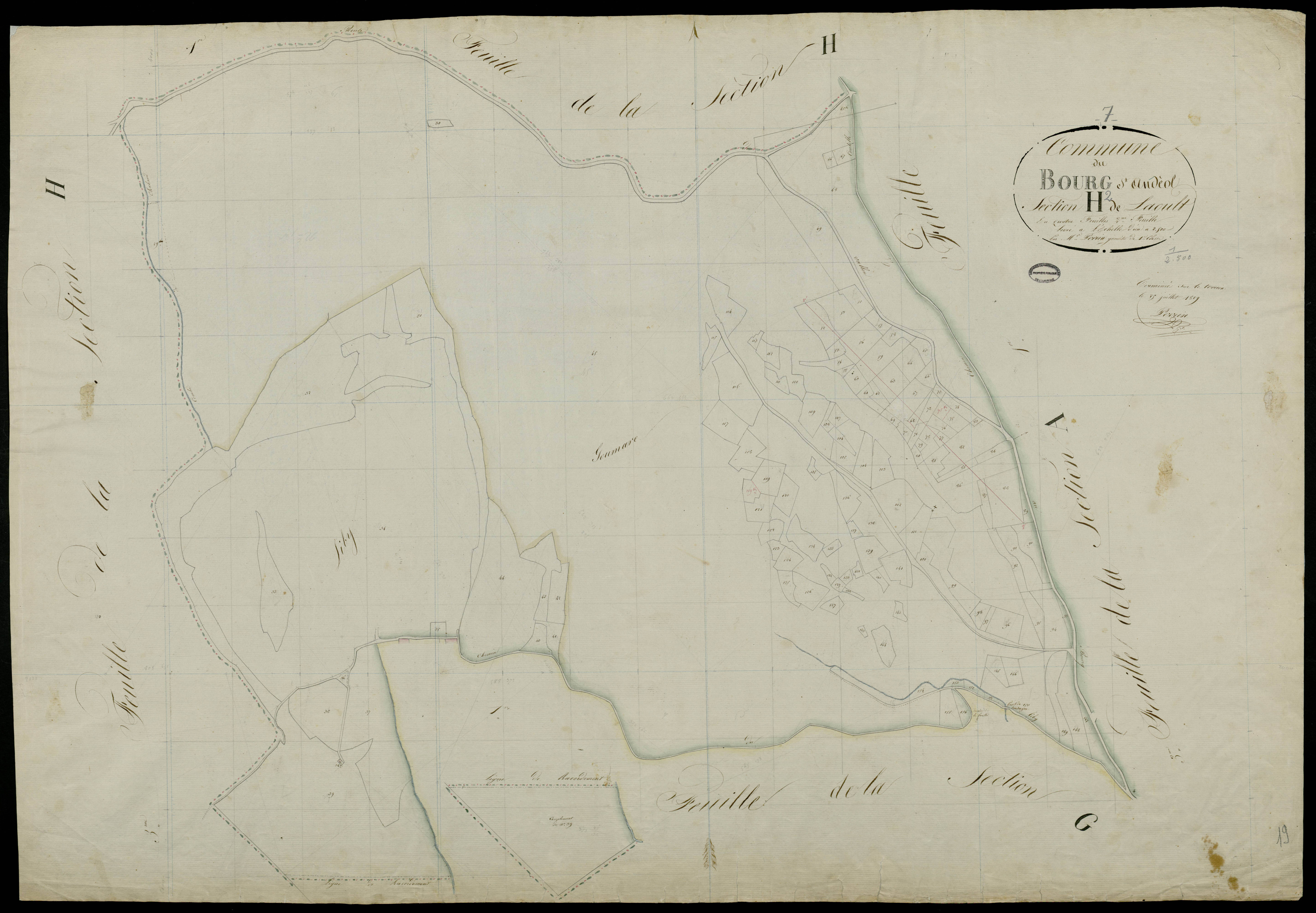 Bourg-Saint-Andéol - Section H - Feuillet 2