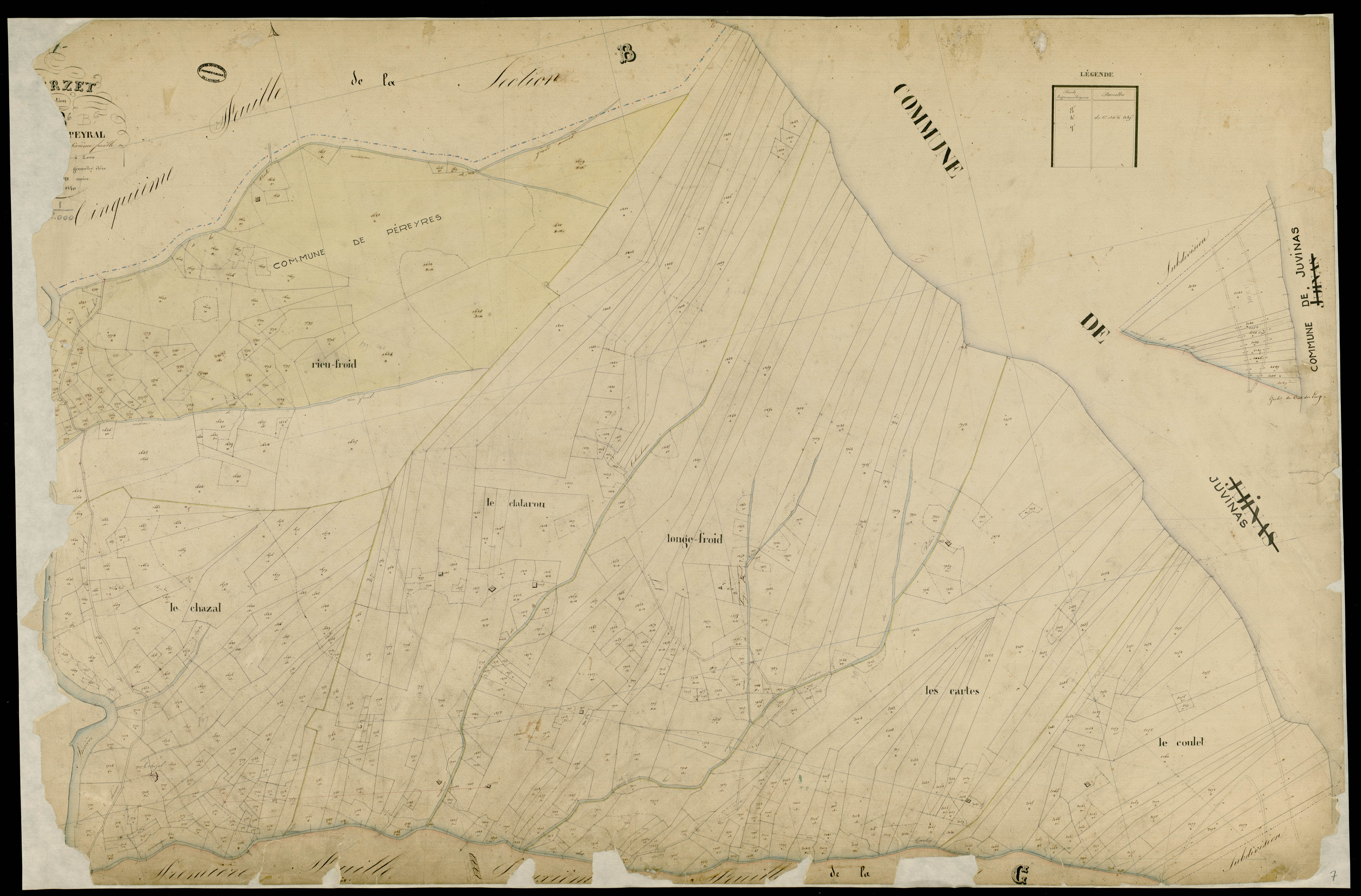 Burzet - Section B - Feuillet 6