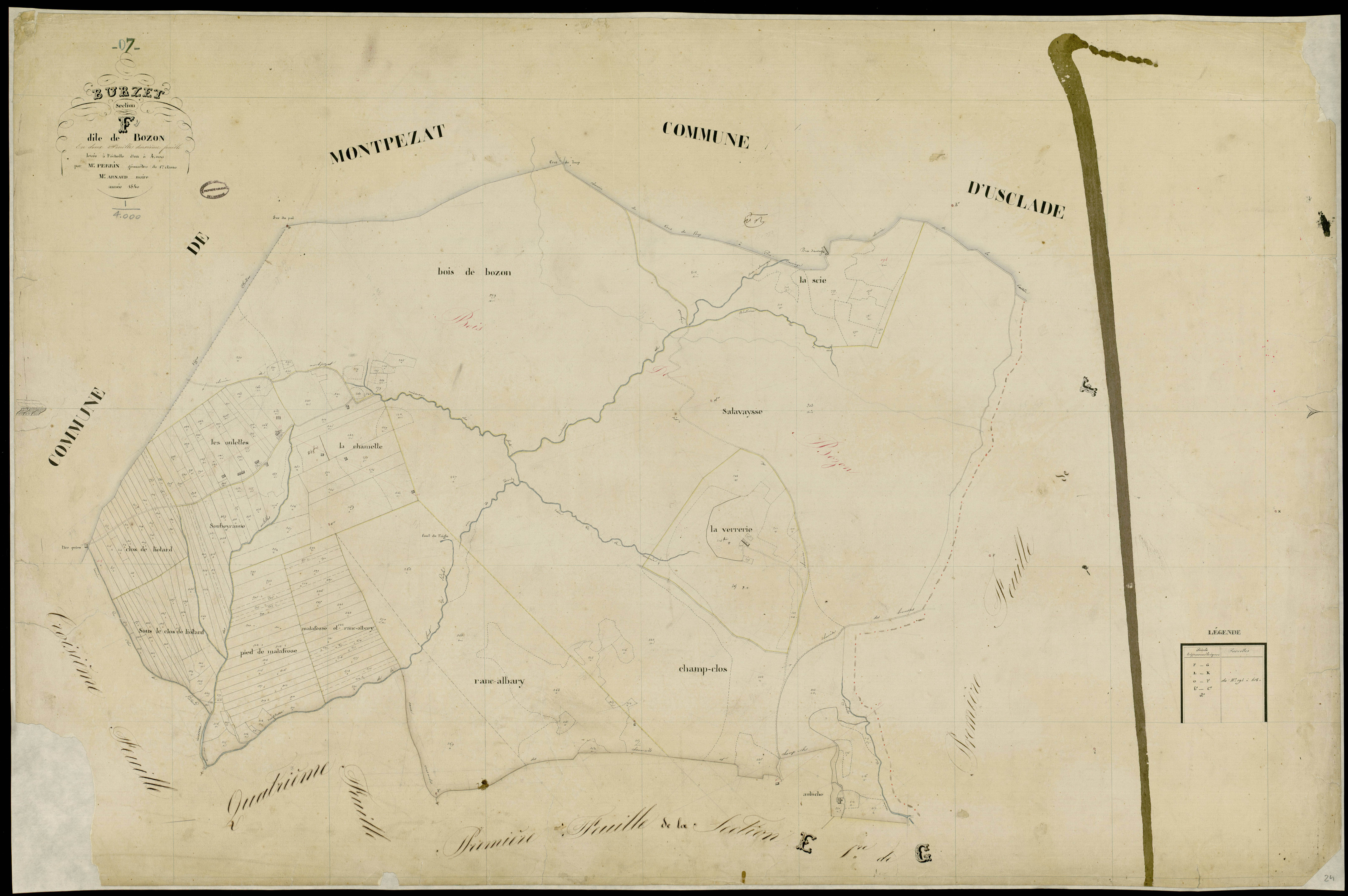 Burzet - Section F - Feuillet 2