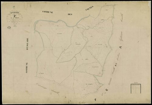 Burzet - Section F - Feuillet 1