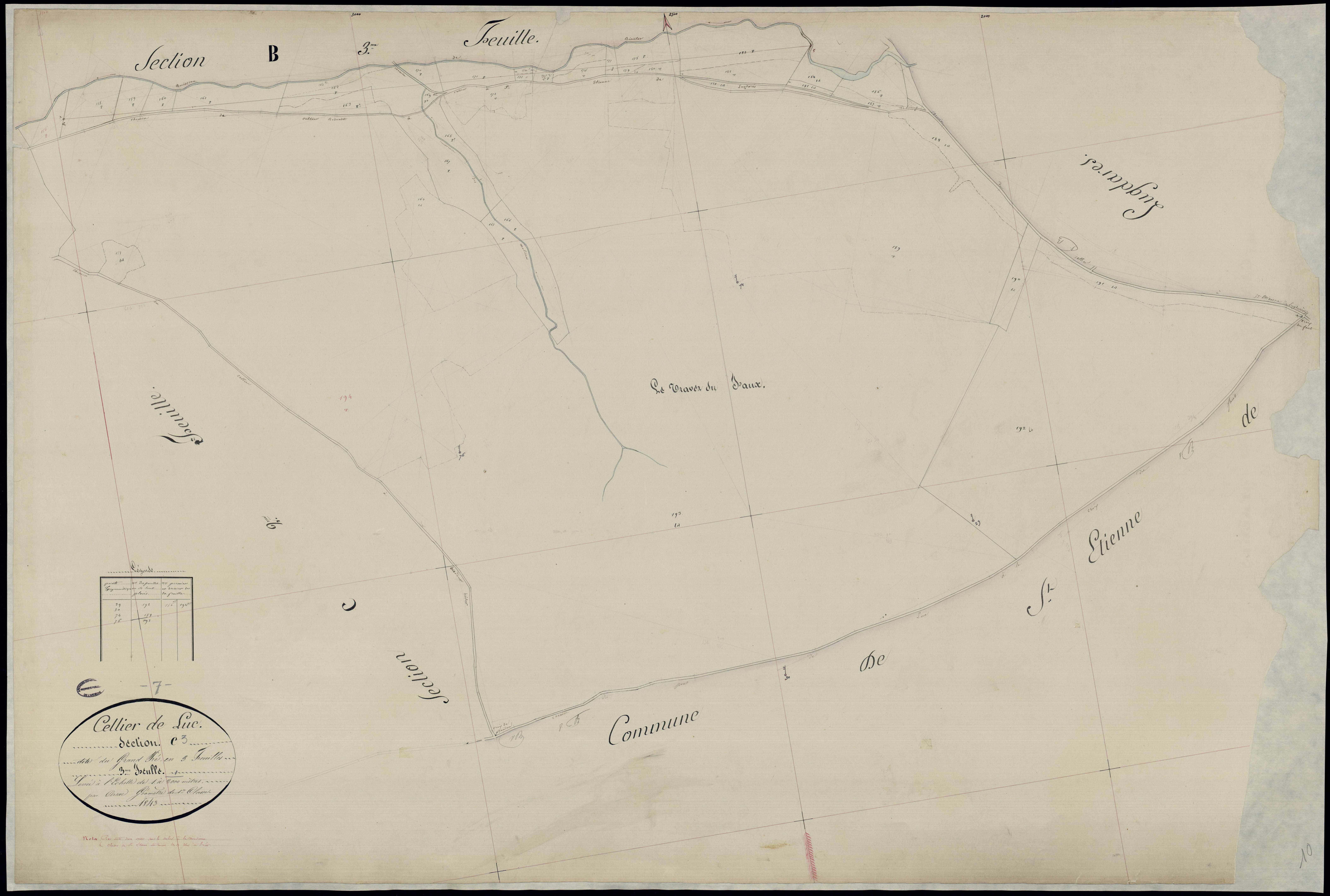 Cellier-du-Luc - Section C - Feuillet 3