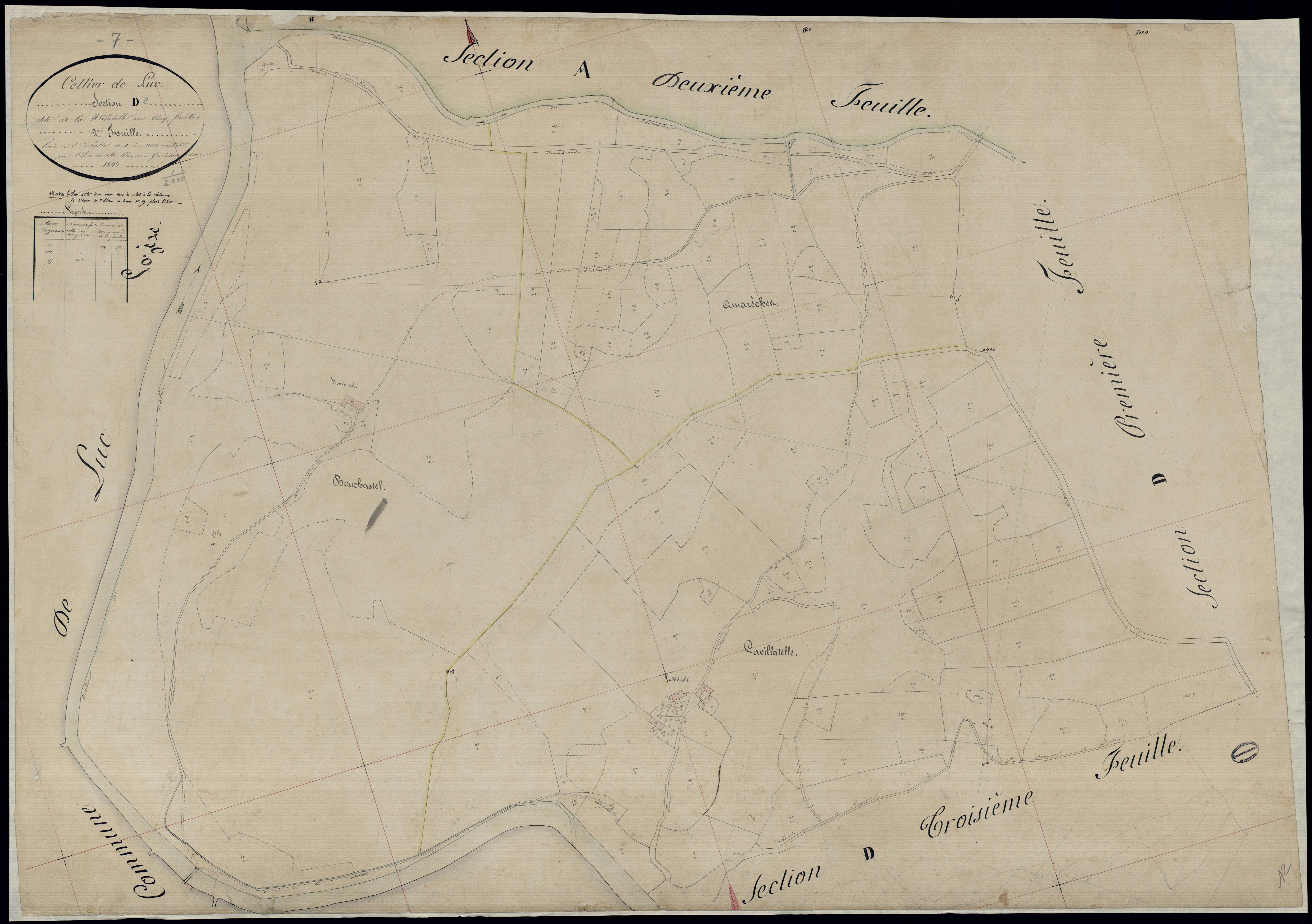 Cellier-du-Luc - Section D - Feuillet 2