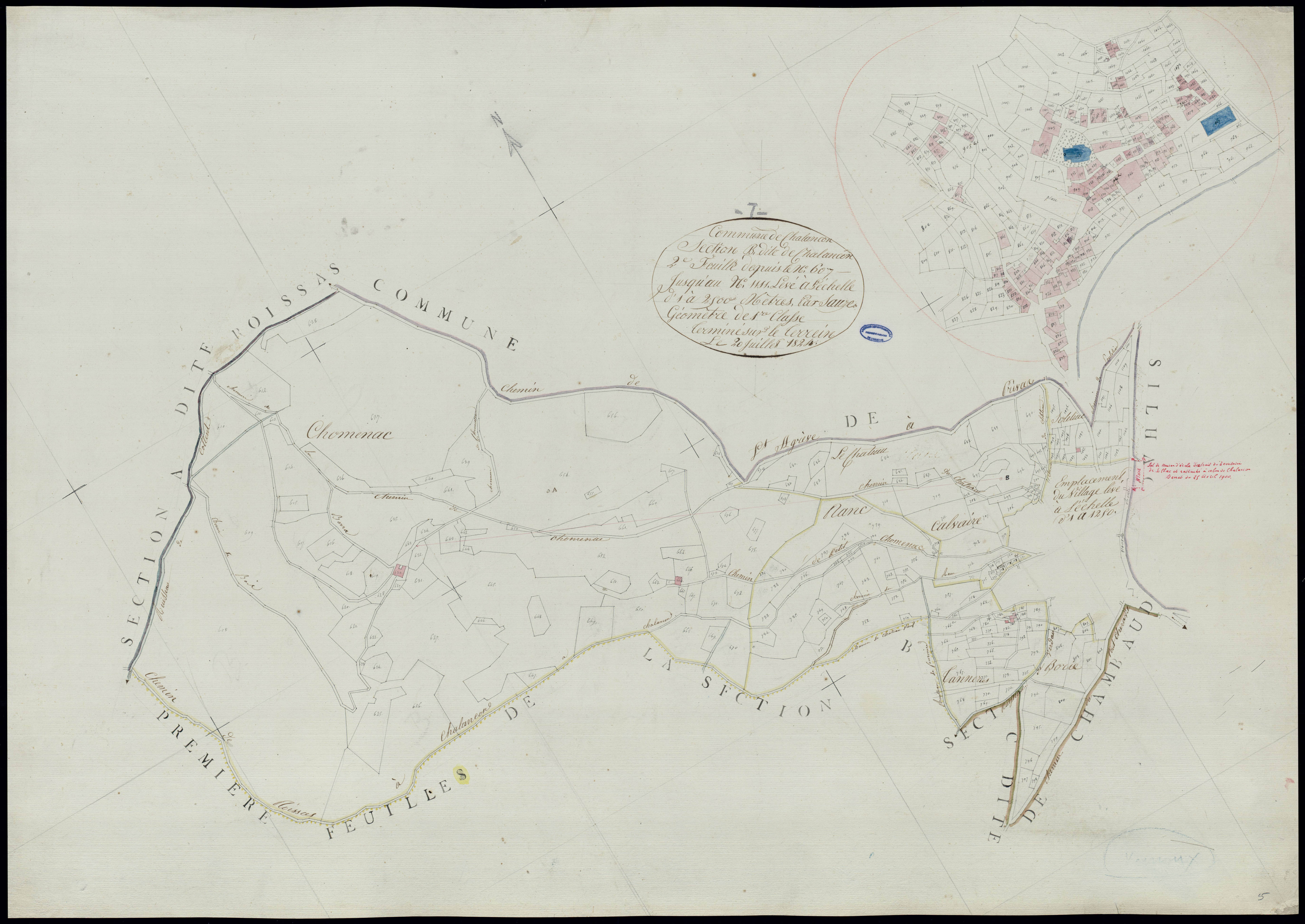 Chalencon - Section B - Feuillet 2