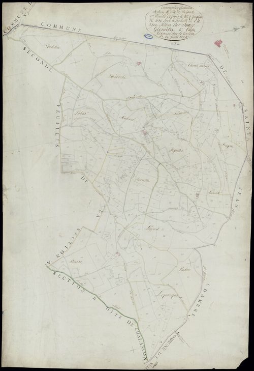 Chalencon - Section A - Feuillet 1