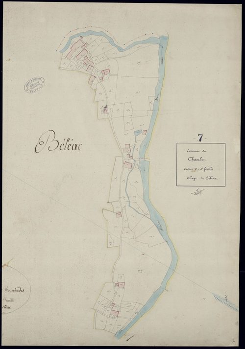 Le Chambon - Section C - Feuillet 3