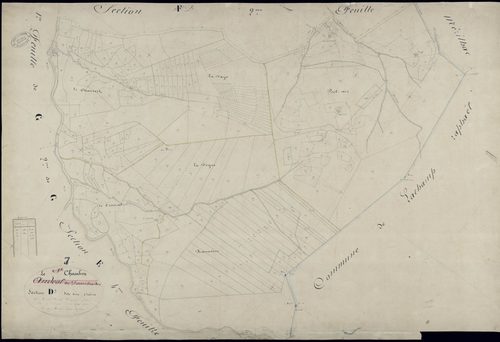 Le Chambon - Section D - Feuillet 3