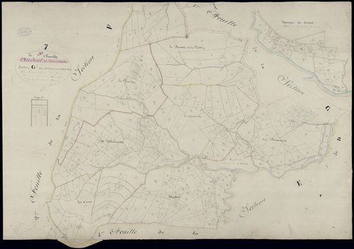 Le Chambon - Section G - Feuillet 2