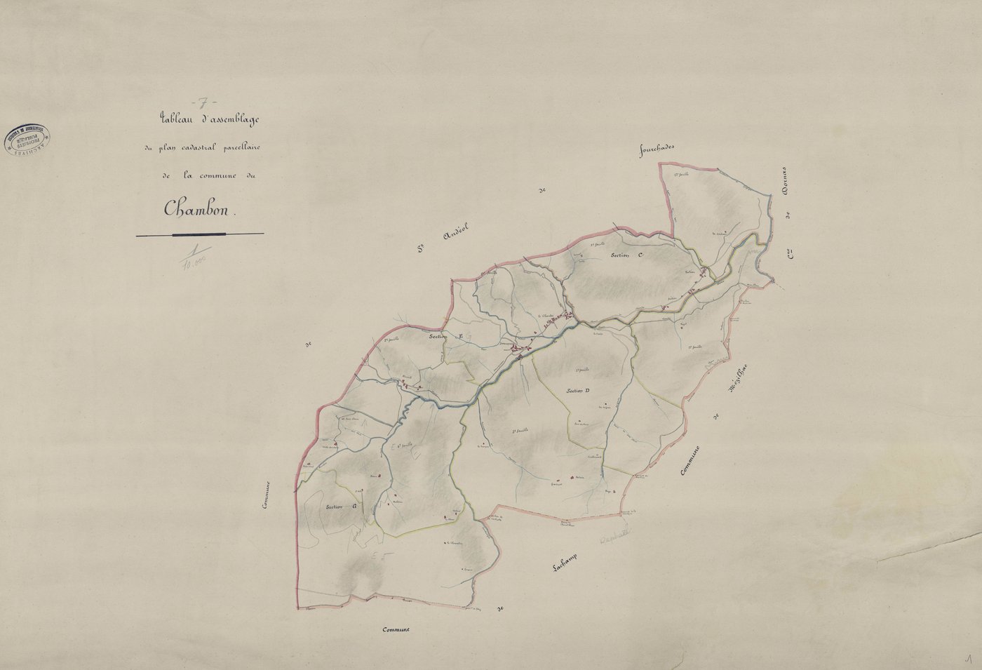 Le Chambon - Tableau d'assemblage