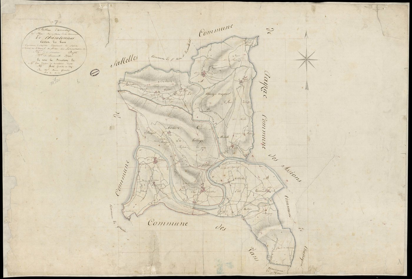 Chambonas - Tableau d'assemblage