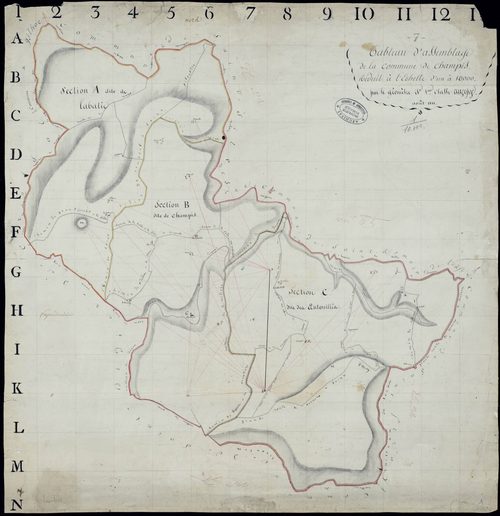 Champis - Tableau d'assemblage