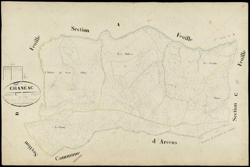 Chanéac - Section C - Feuillet 1