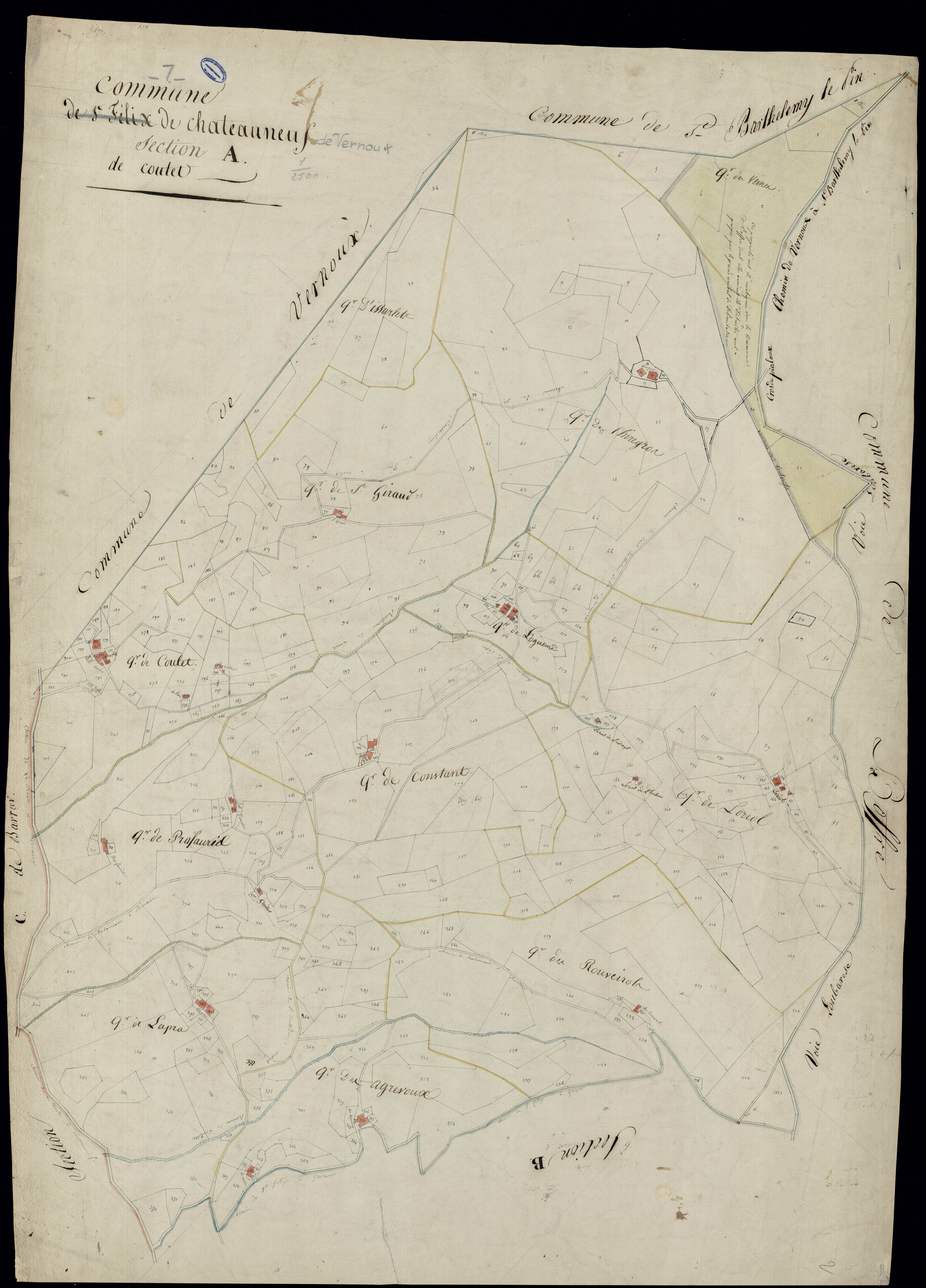 Châteauneuf-de-Vernoux - Section A
