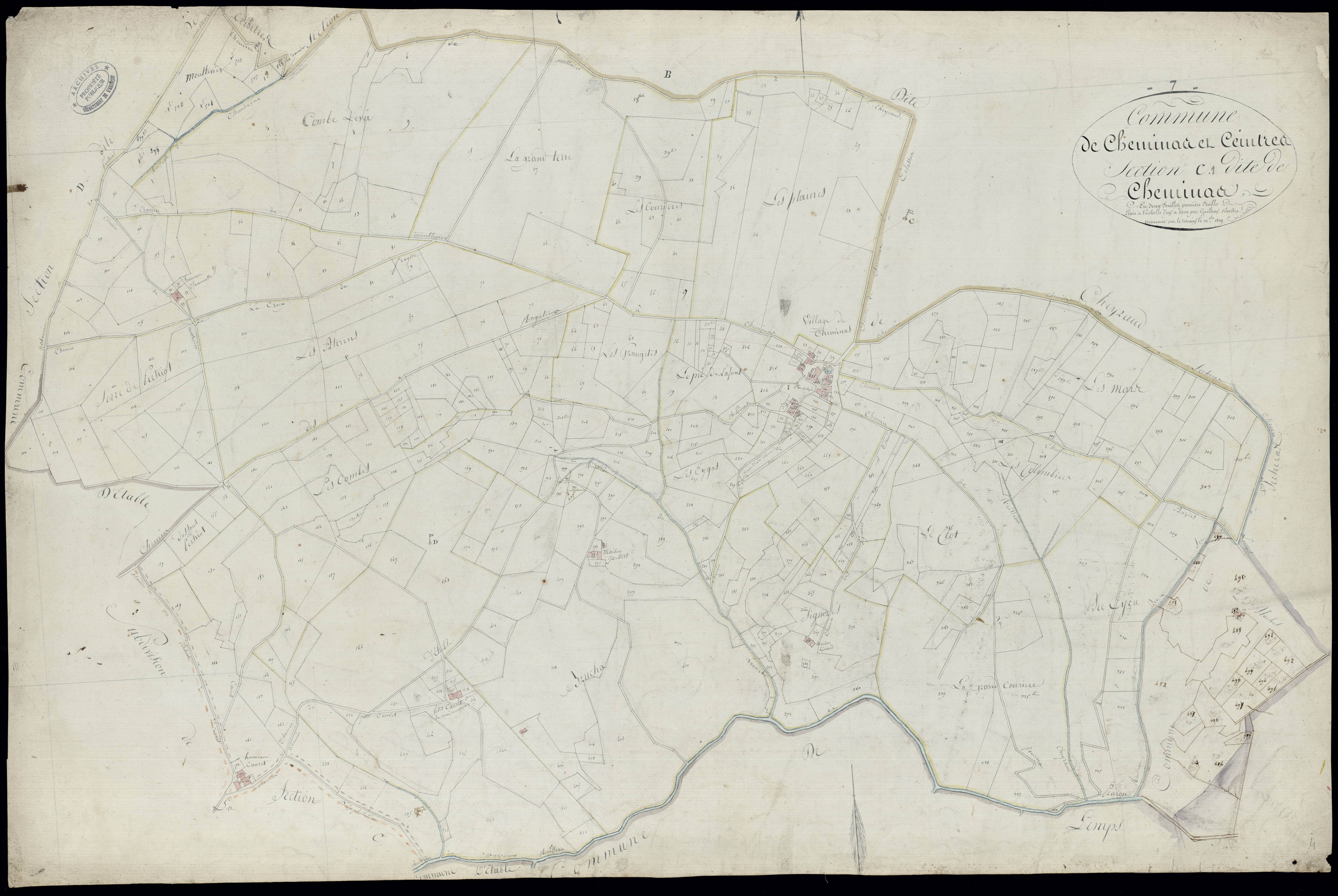 Cheminas - Section C - Feuillet 1