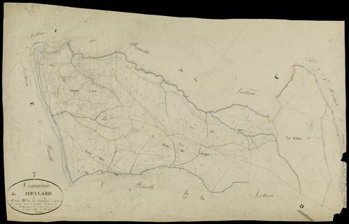 Le Cheylard - Section D - Feuillet 1