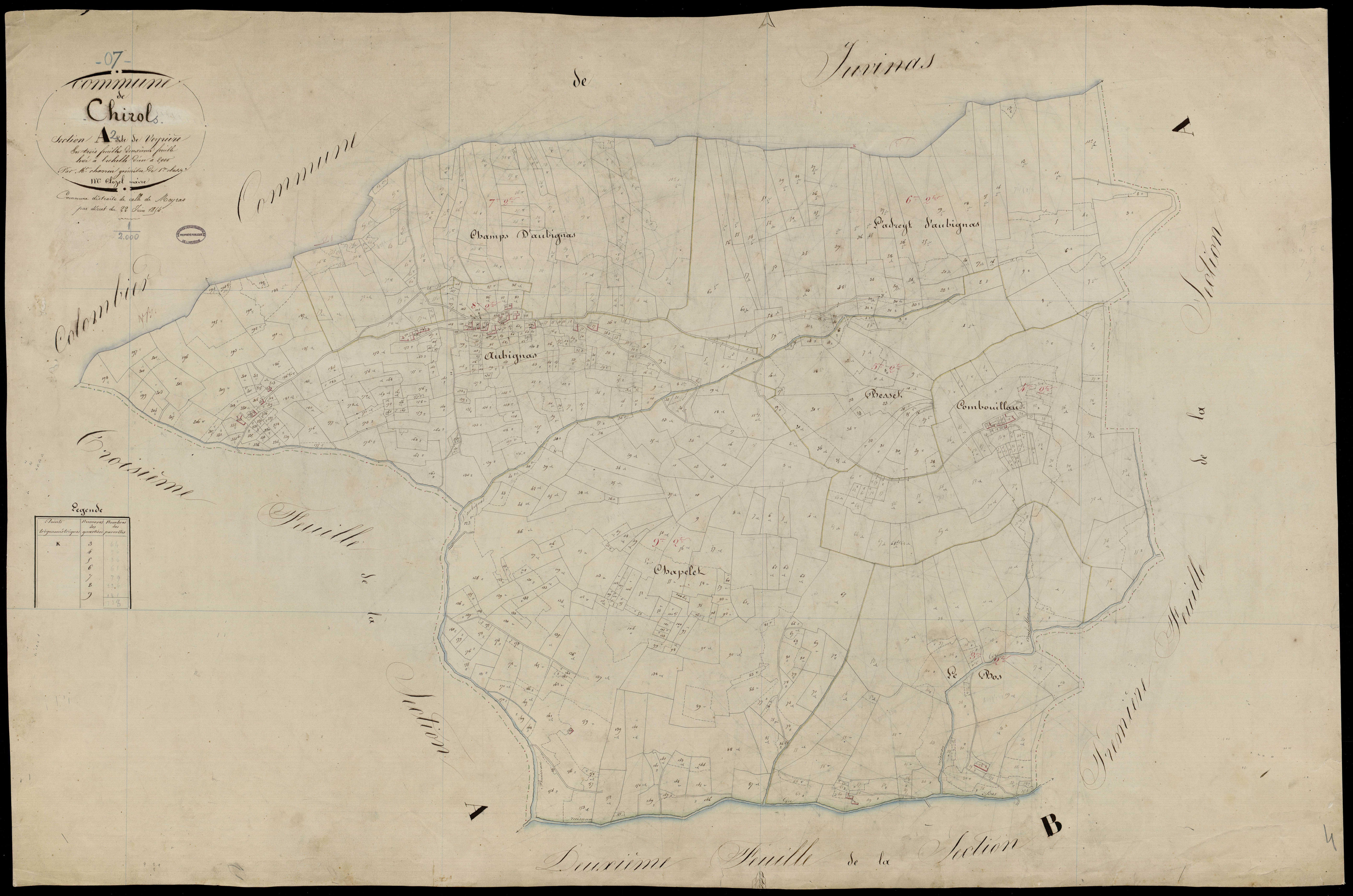 Chirols - Section A - Feuillet 2