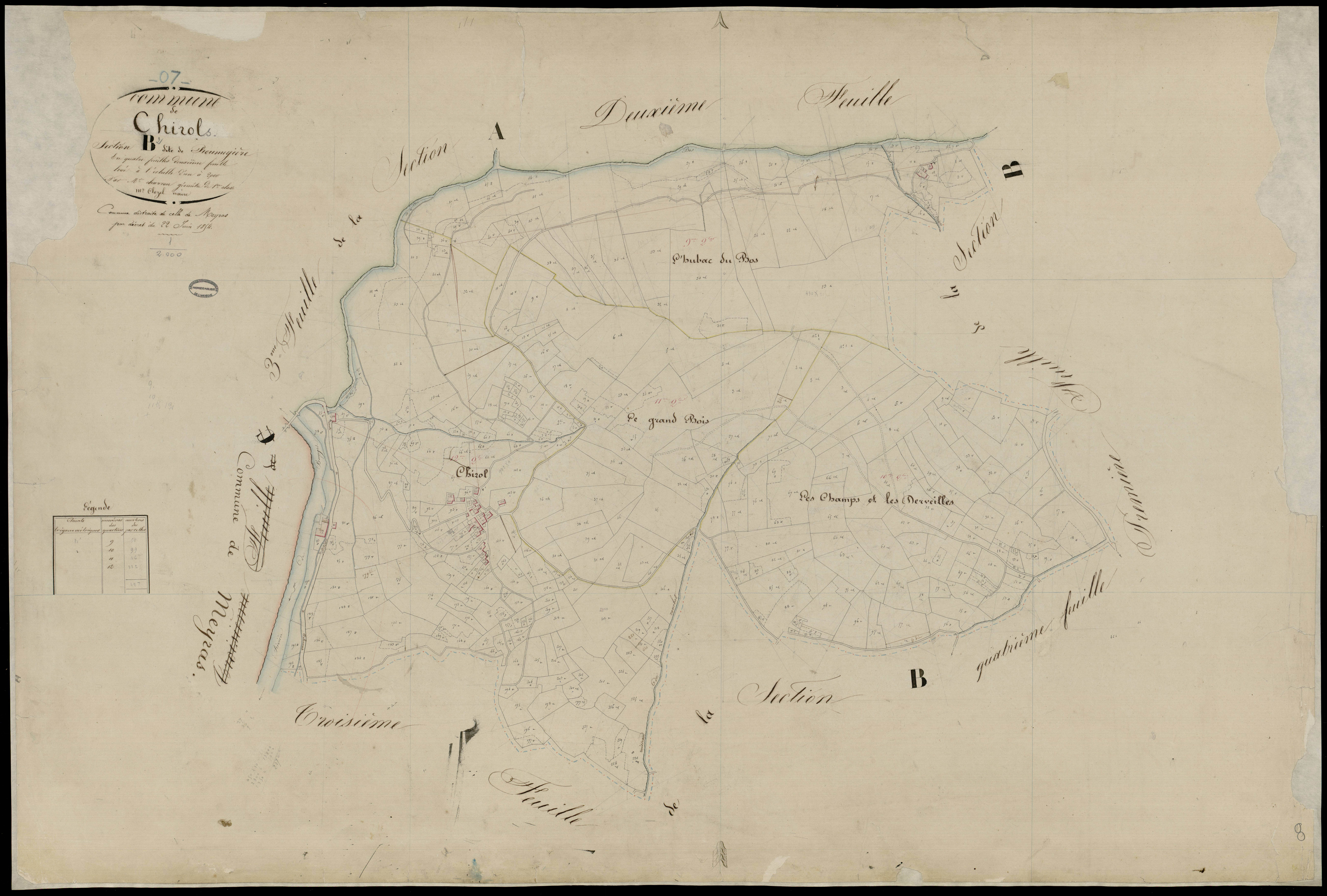 Chirols - Section B - Feuillet 2