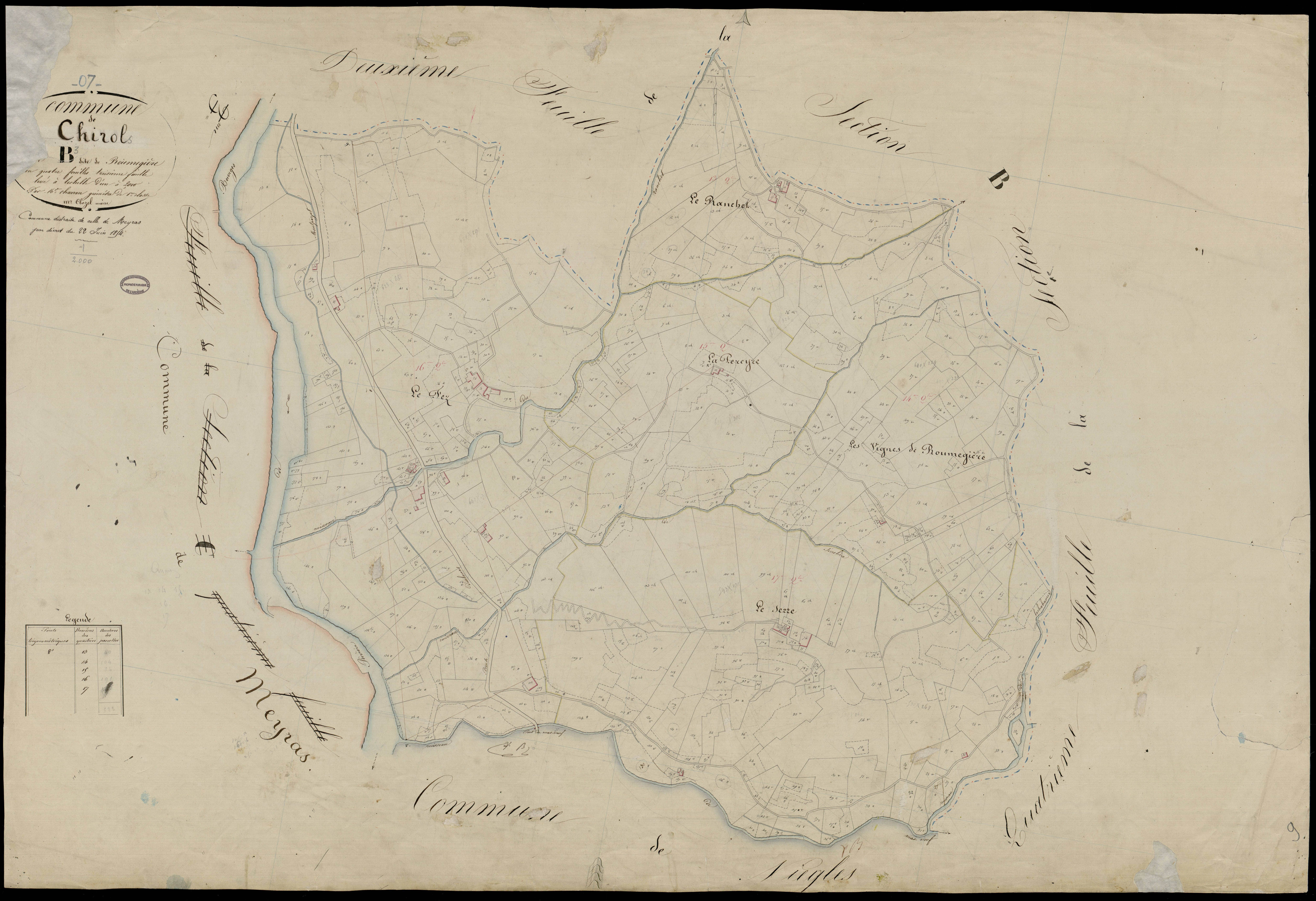 Chirols - Section B - Feuillet 3