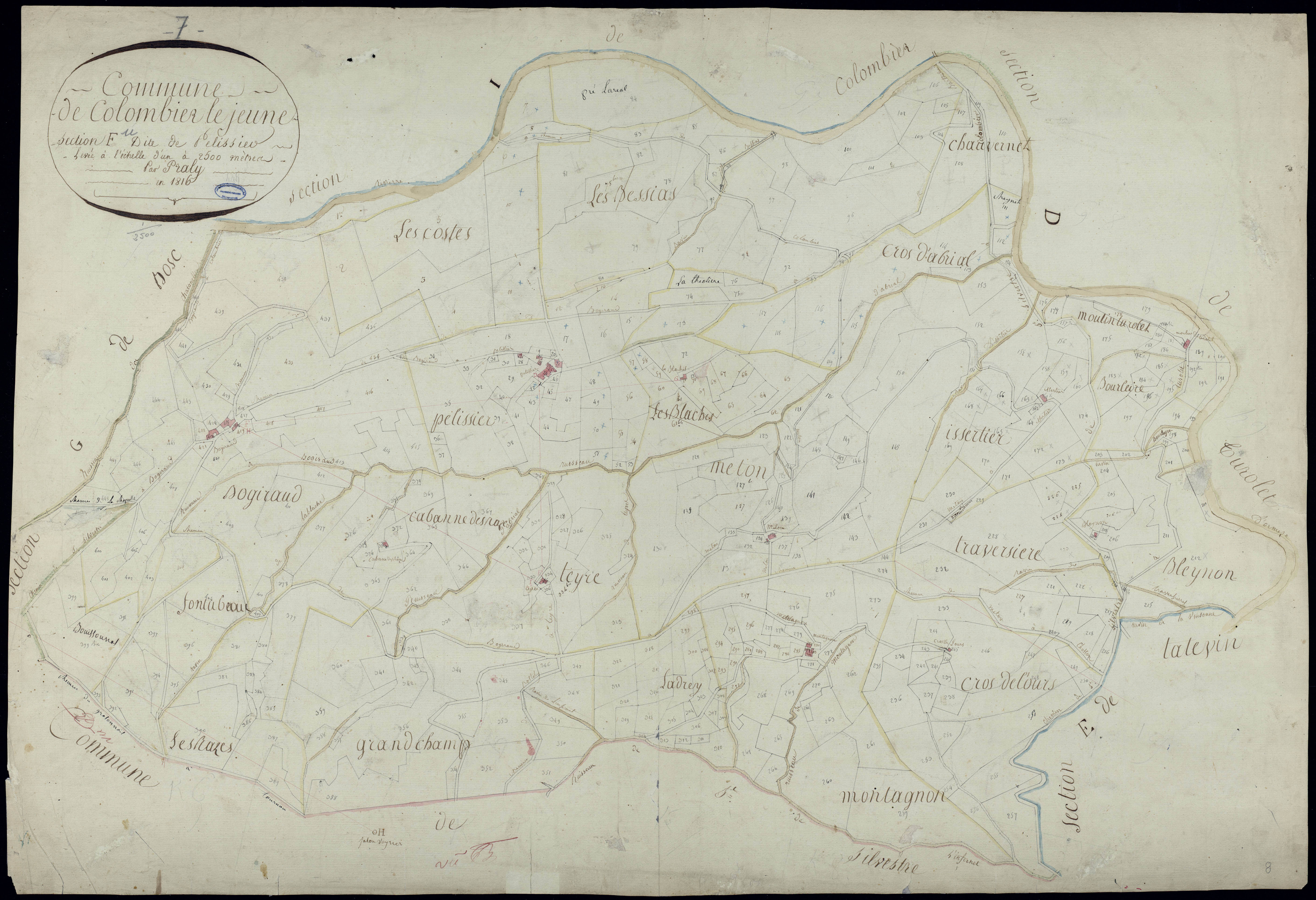 Colombier-le-Jeune - Section F
